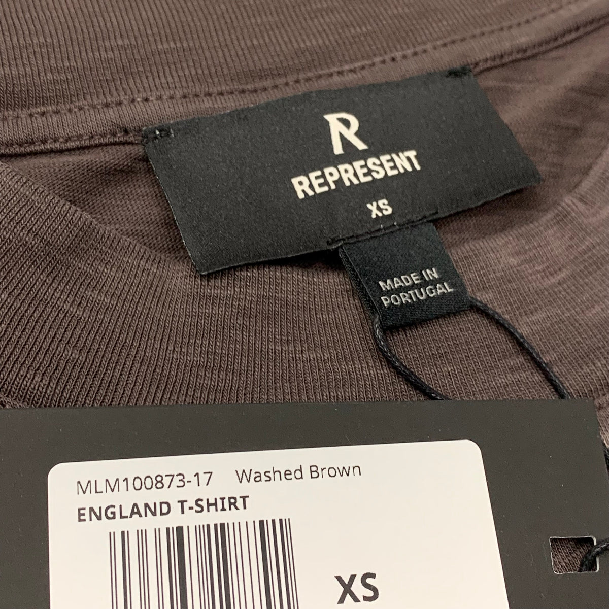 Represent XS Tee EngLAnd Washed Brown T-Shirt
