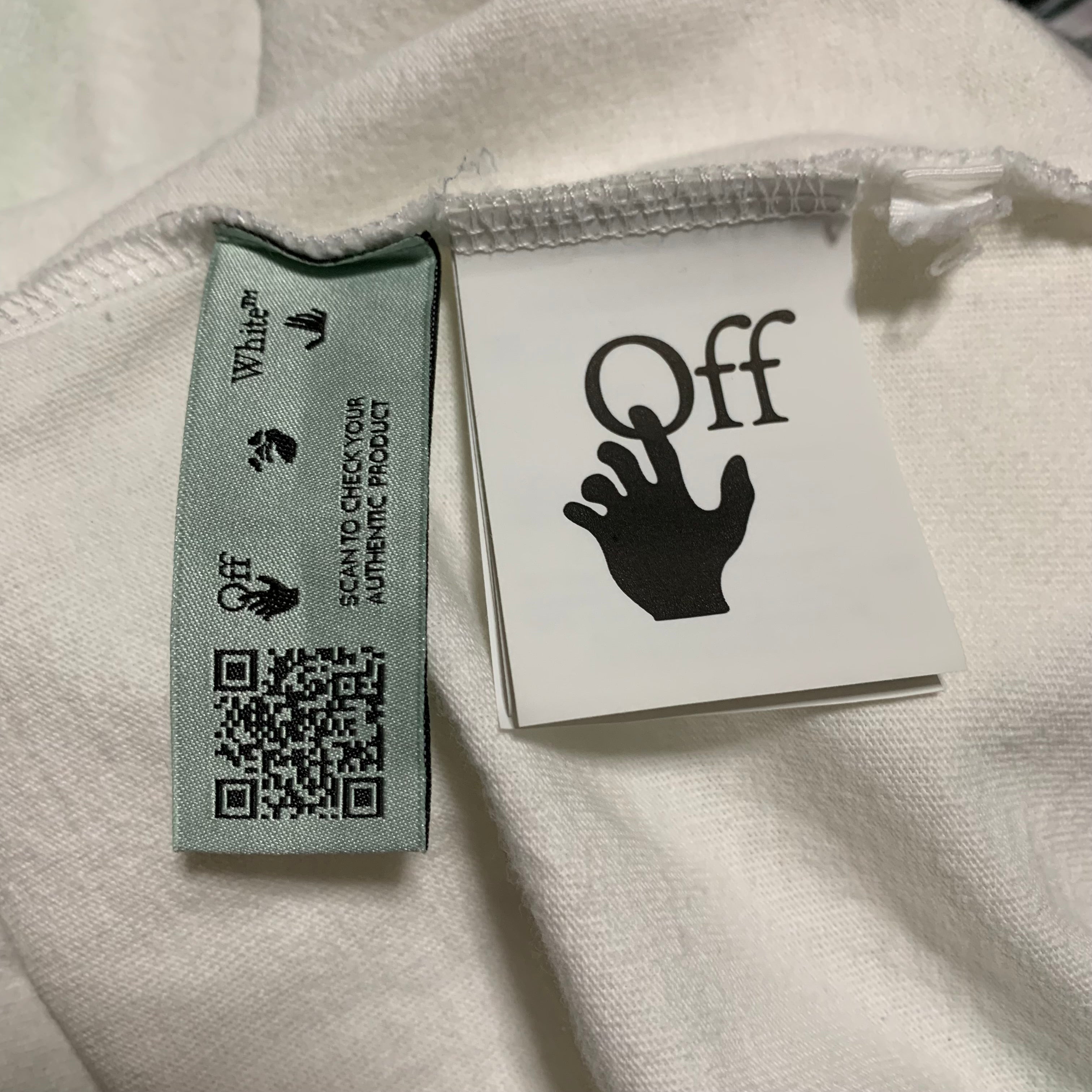 Off White Medium Medium Pascal Arrows White Tee Virgil Abloh