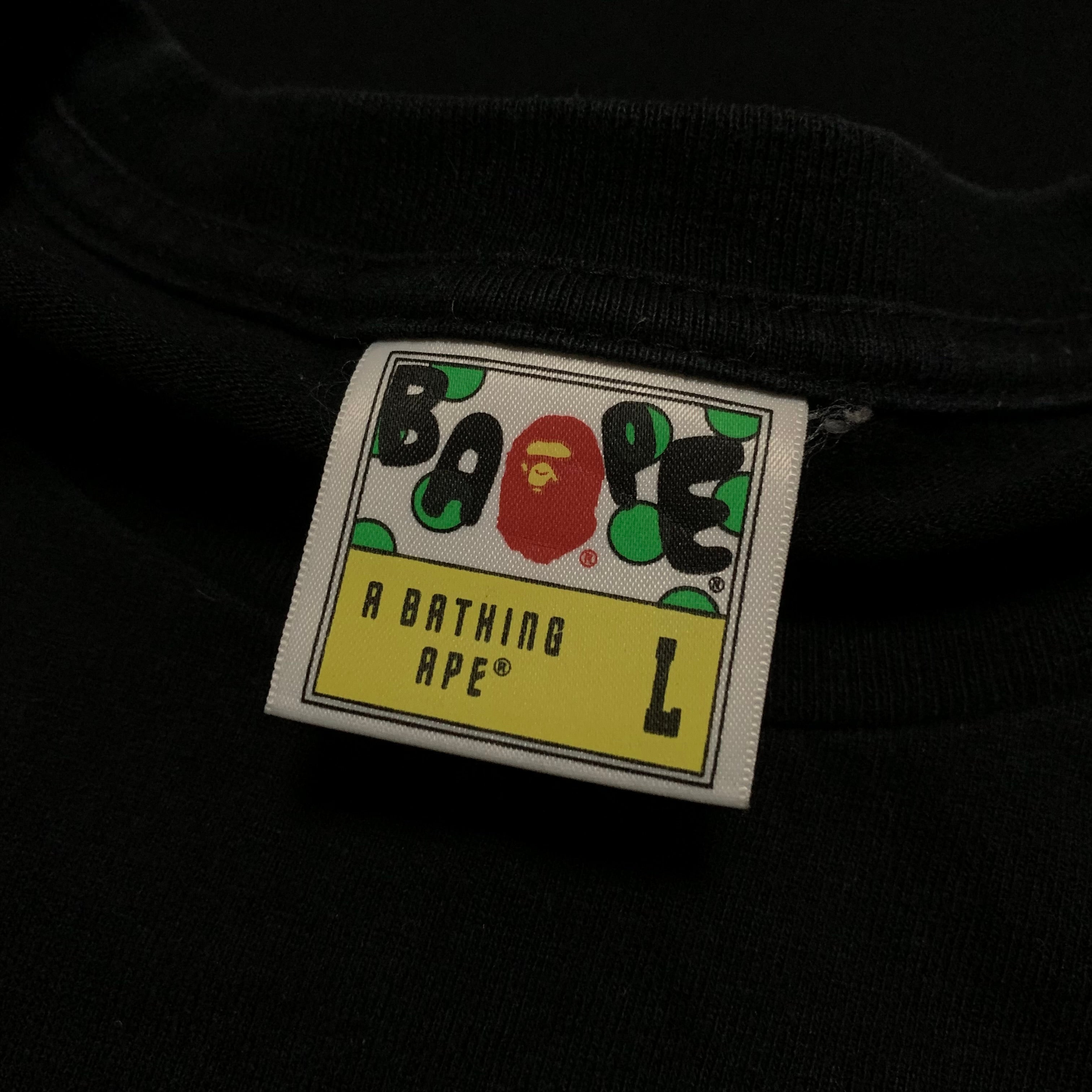Bape Large Bearbrick Medicom Play Black Tee A Bathing Ape 2019