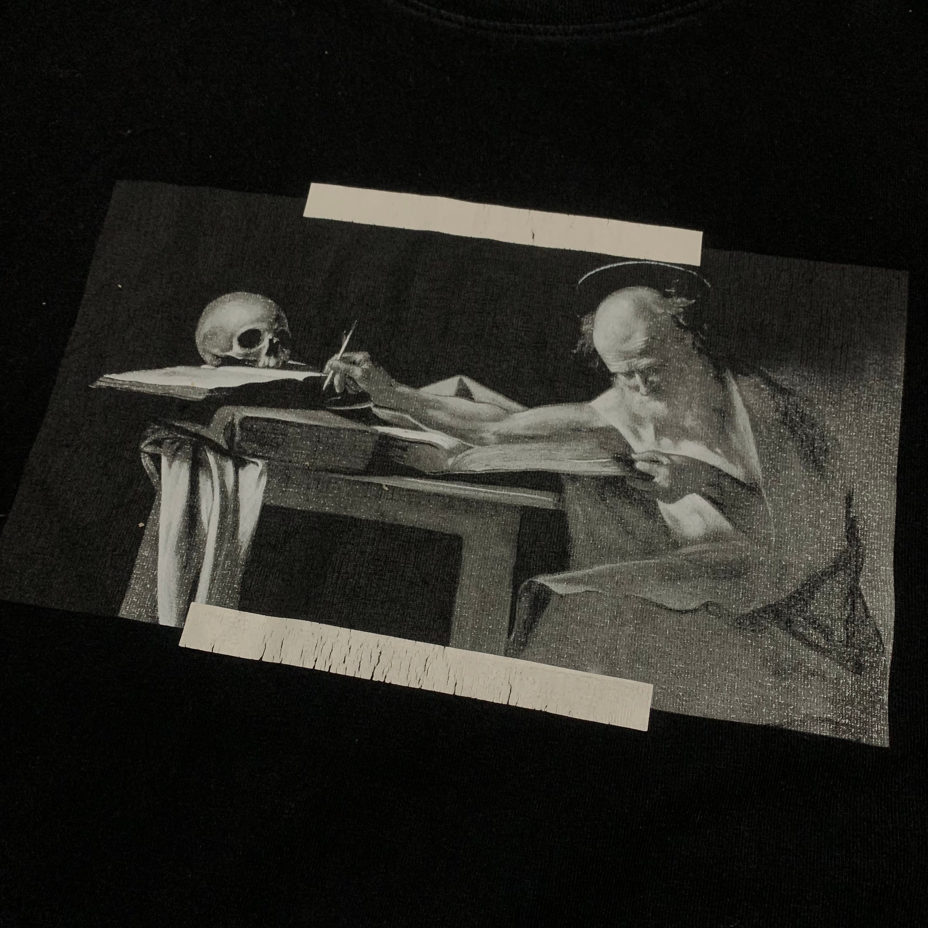 Off White Small Caravaggio Painting Black Tee Virgil Abloh