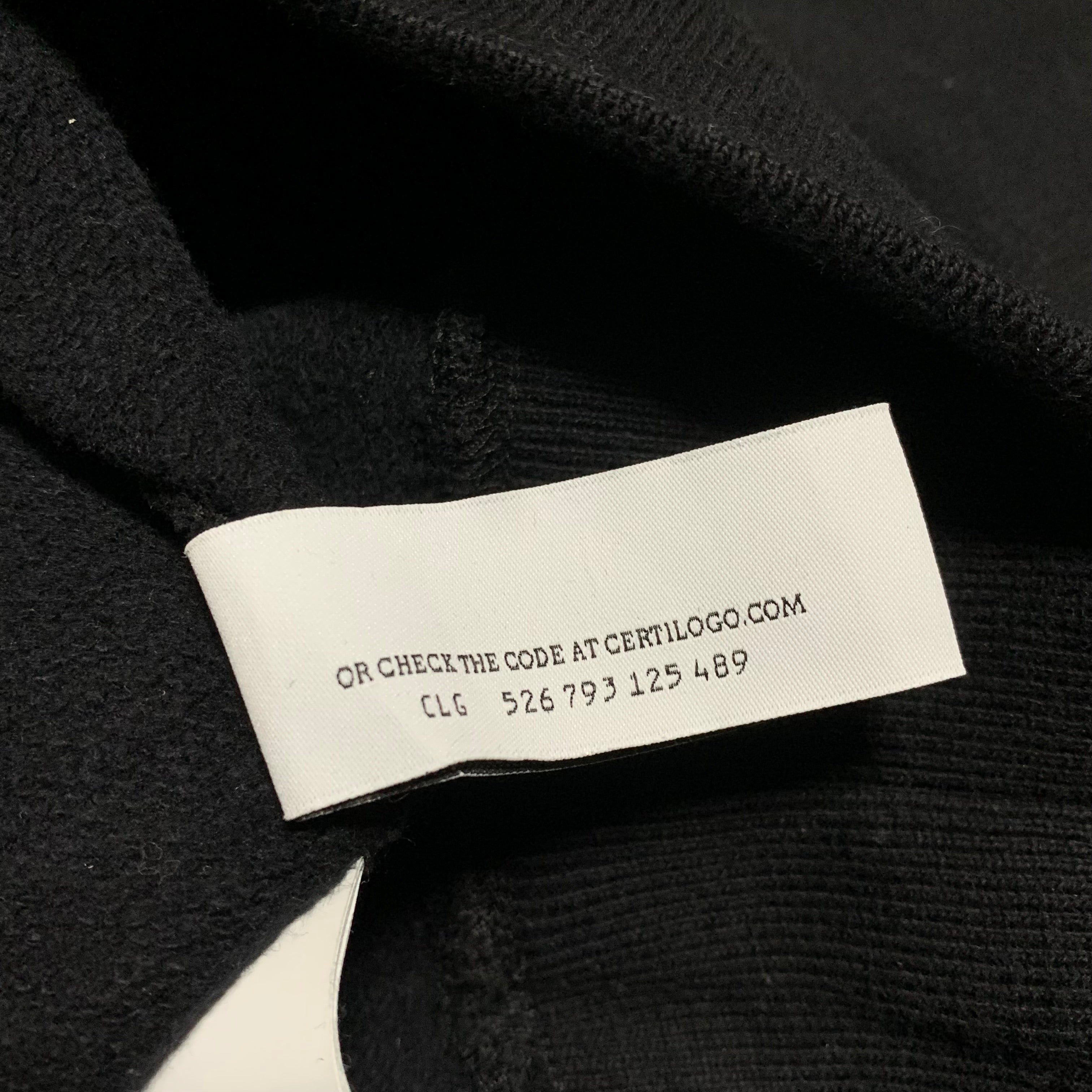 Off White XL Mona Lisa Arrows Black Sweatshirt Crewneck Virgil Abloh