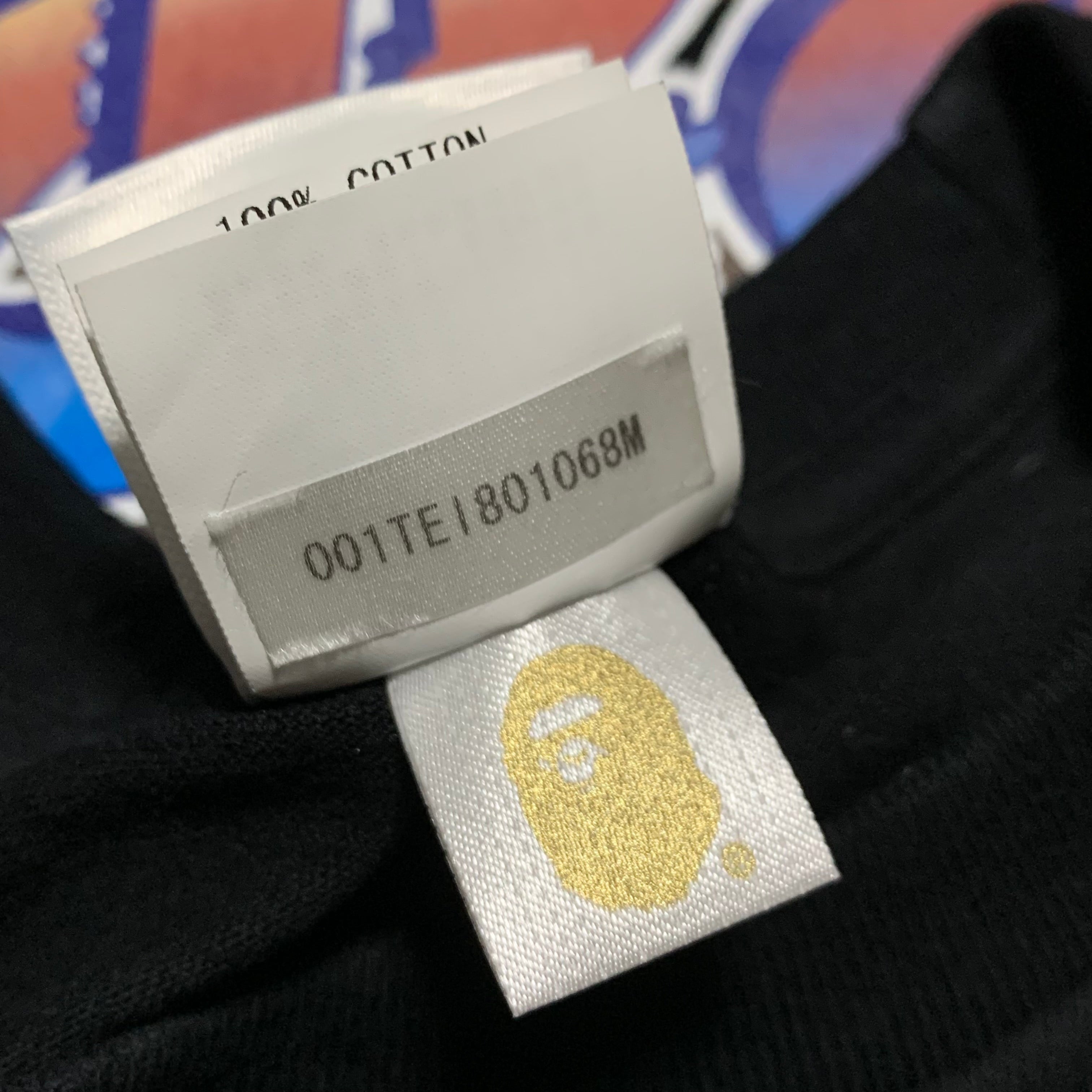 Bape Large Japana Culture Karate Black Tee A Bathing Ape