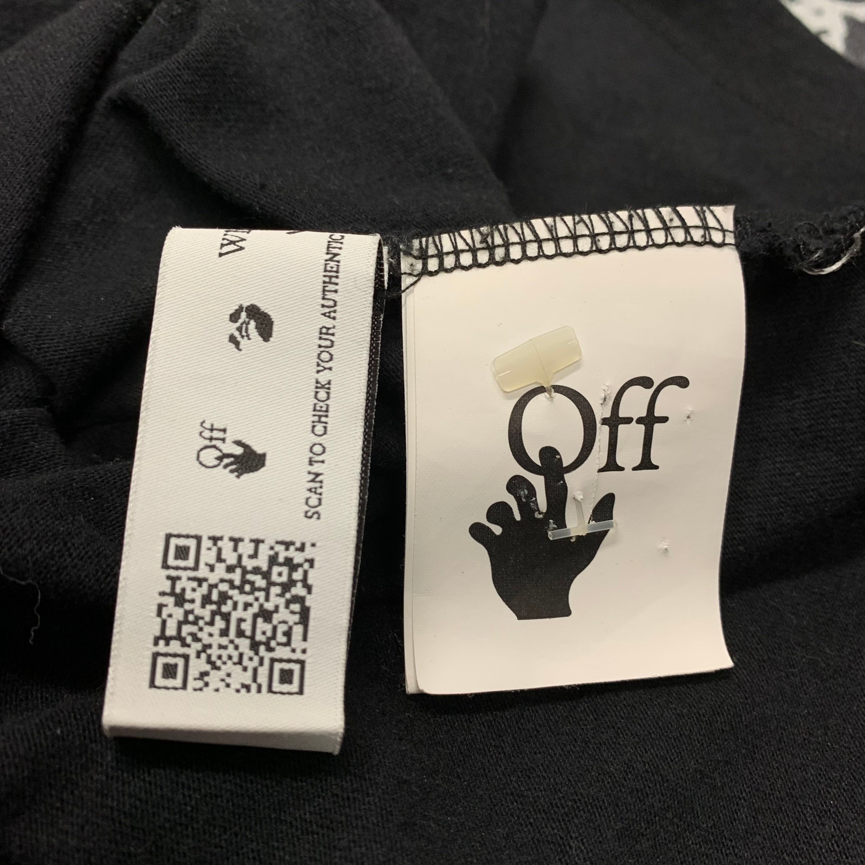 Off White Small Tee Tribal Arrows Black T-Shirt Virgil Abloh
