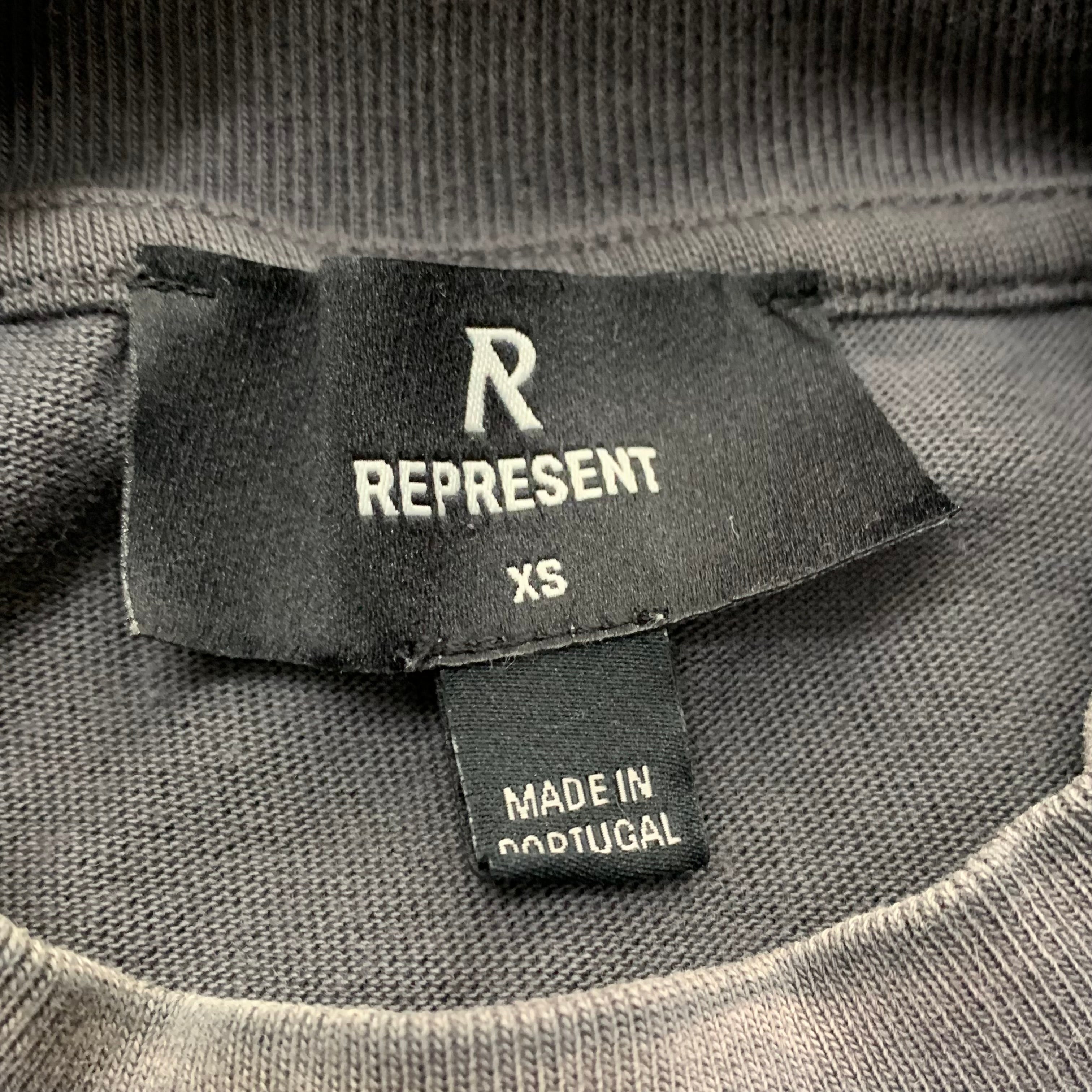 Represent XS Tee Golden Tour Sun Fade Grey T-Shirt