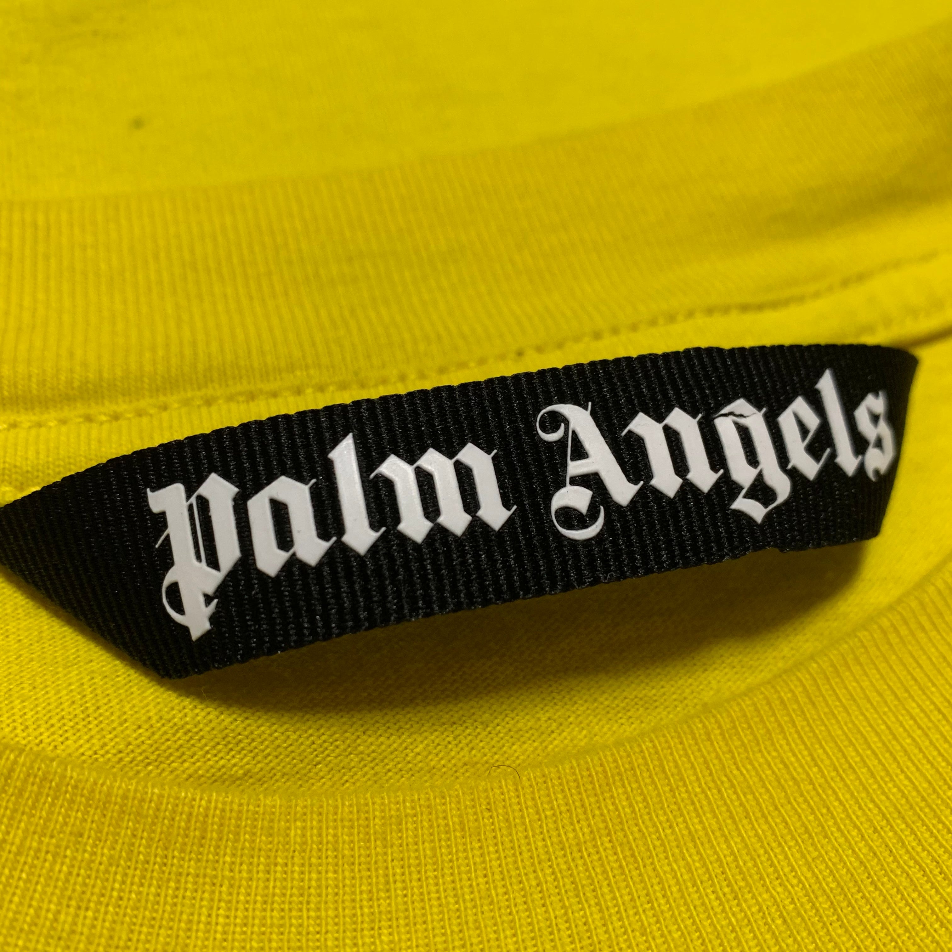 Palm Angels Small Sunset Yellow Tee