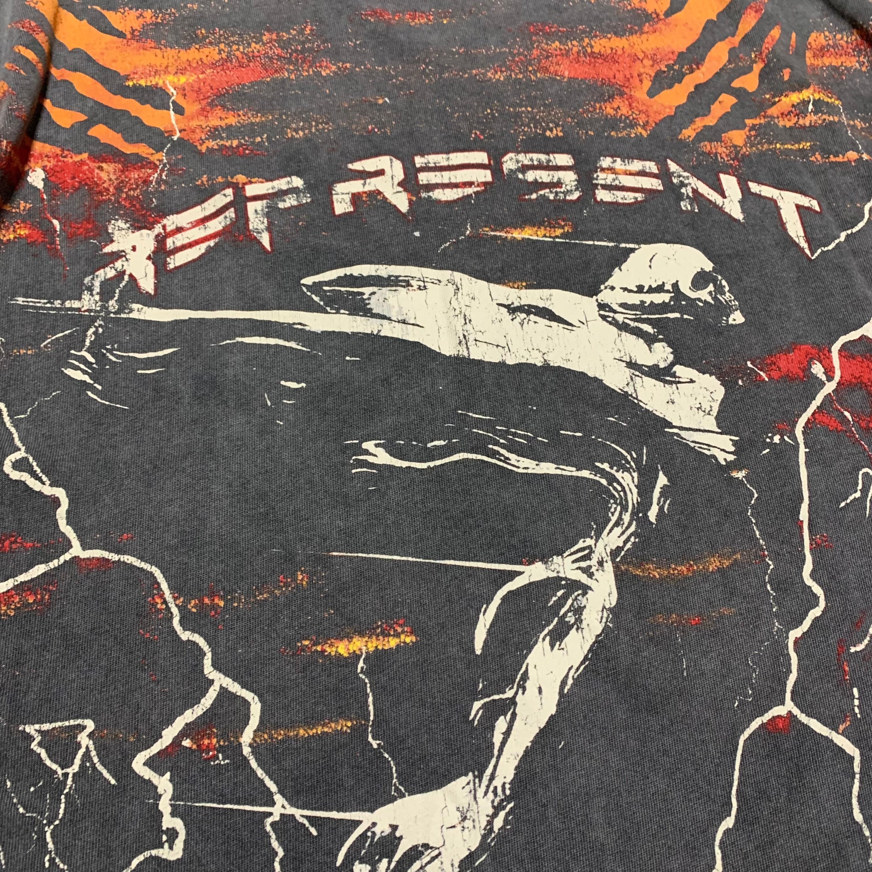 Represent Large Spirit Angel Vintage Grey Tee