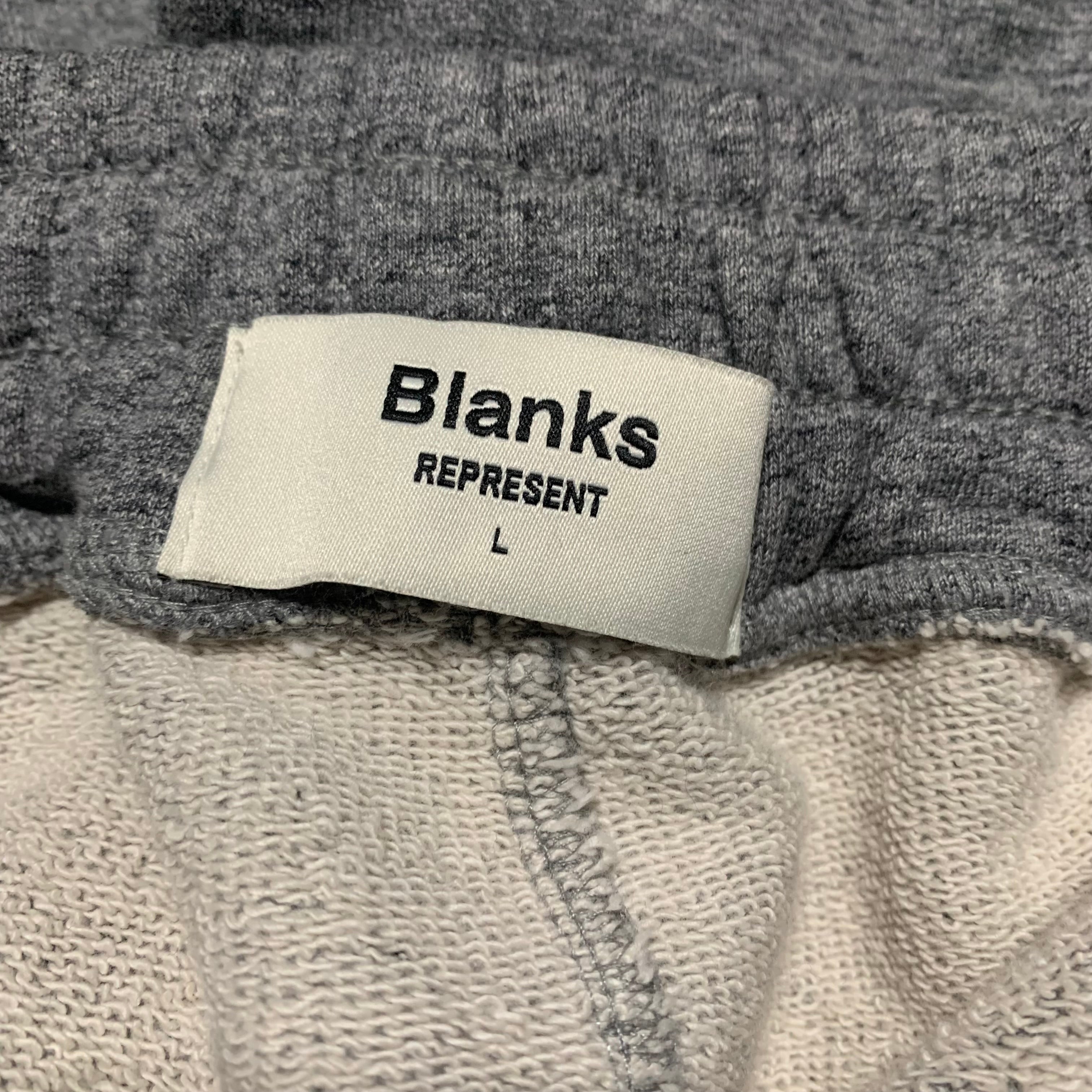 Represent Large Jogger Bottoms Blanks Grey