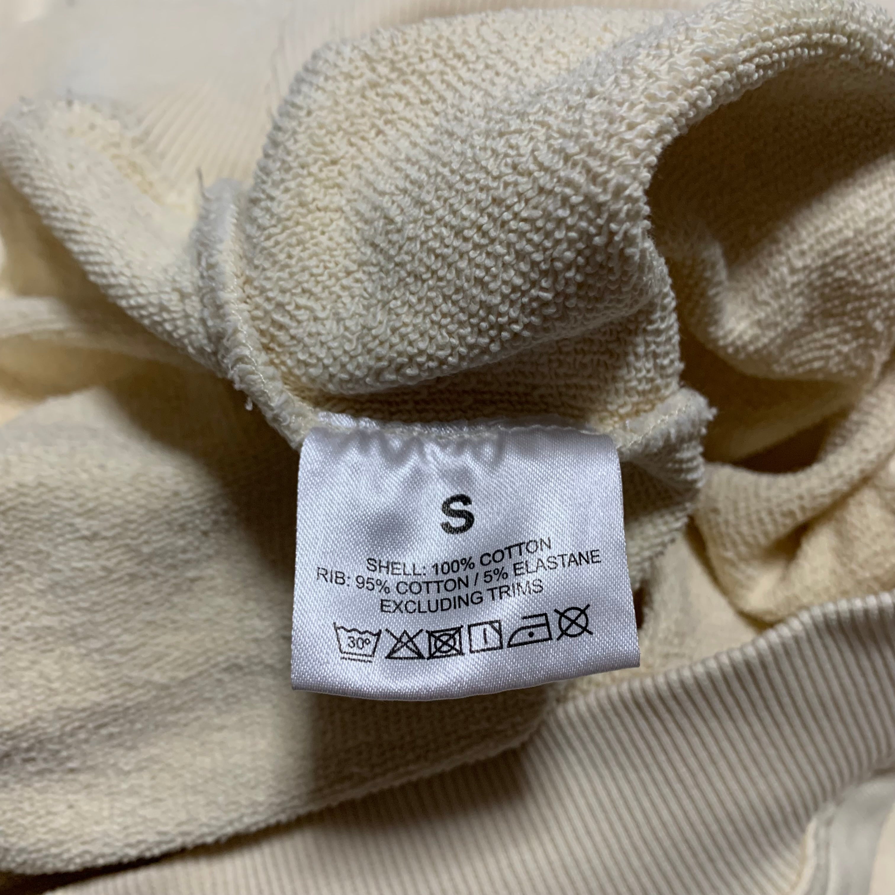 Represent Small Decade Of Speed Cream Sweater Sweatshirt Crewneck