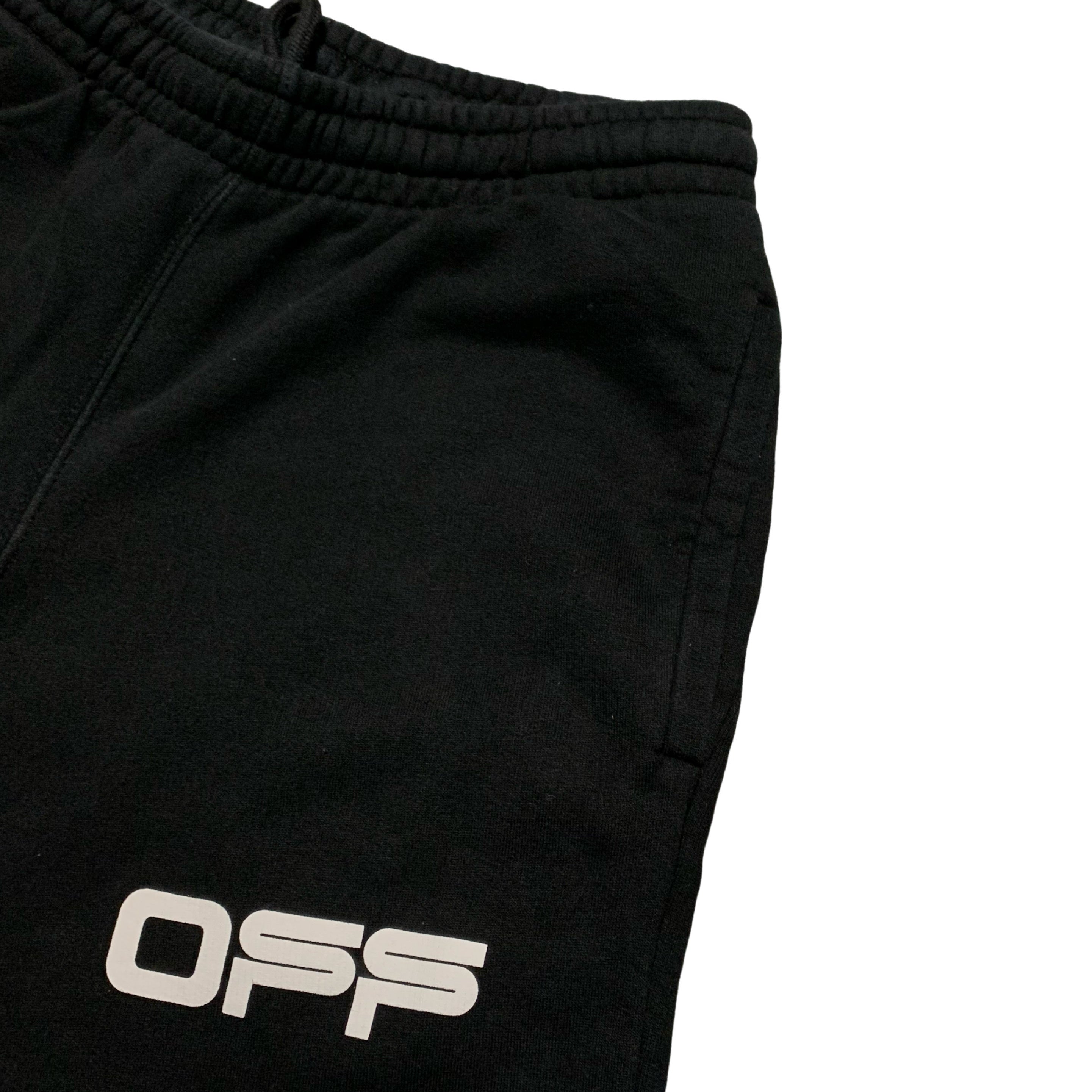 Off White Medium Shorts Airport Arrows Black Bottoms Virgil Abloh