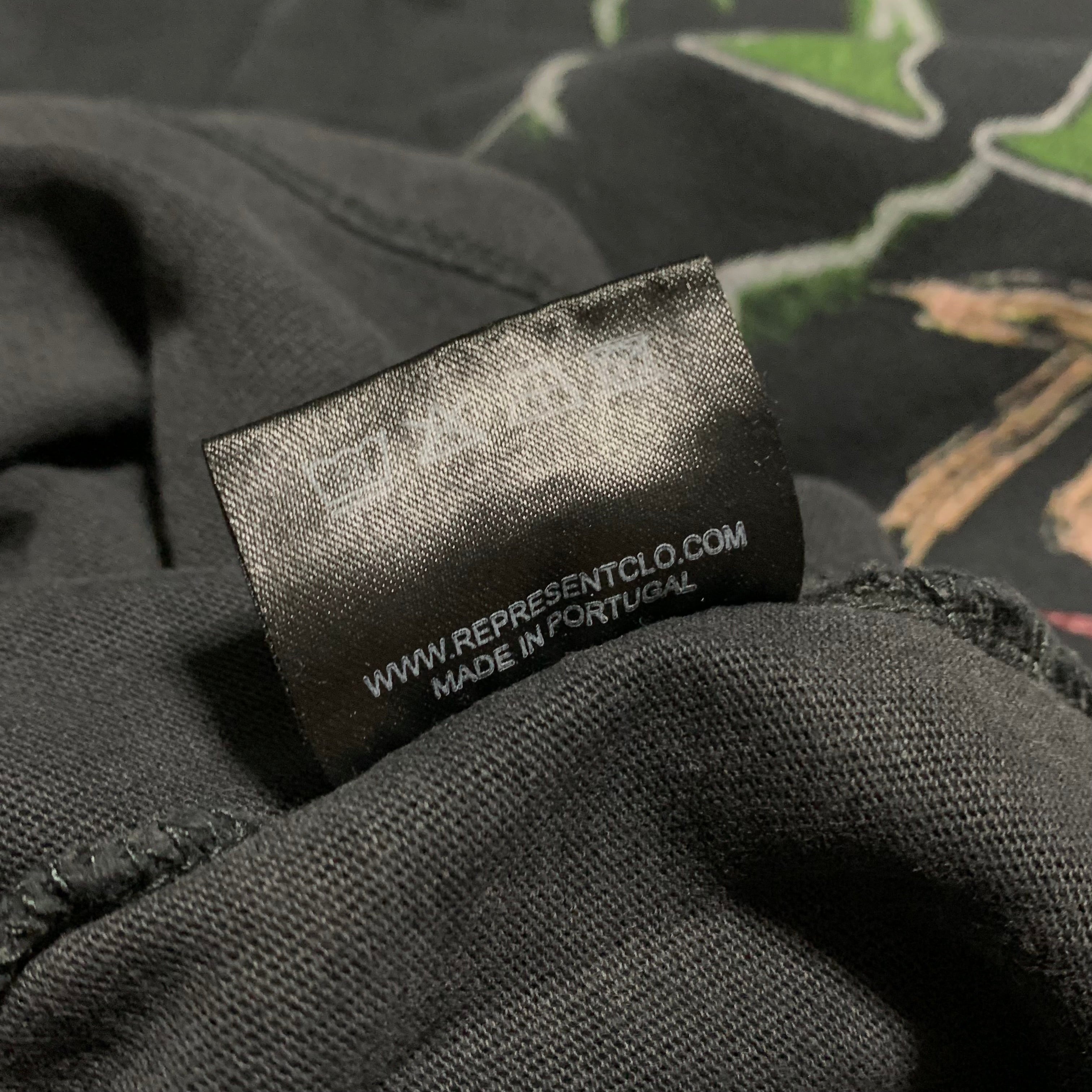Represent Small The Heat Graphic Vintage Black Tee 2020