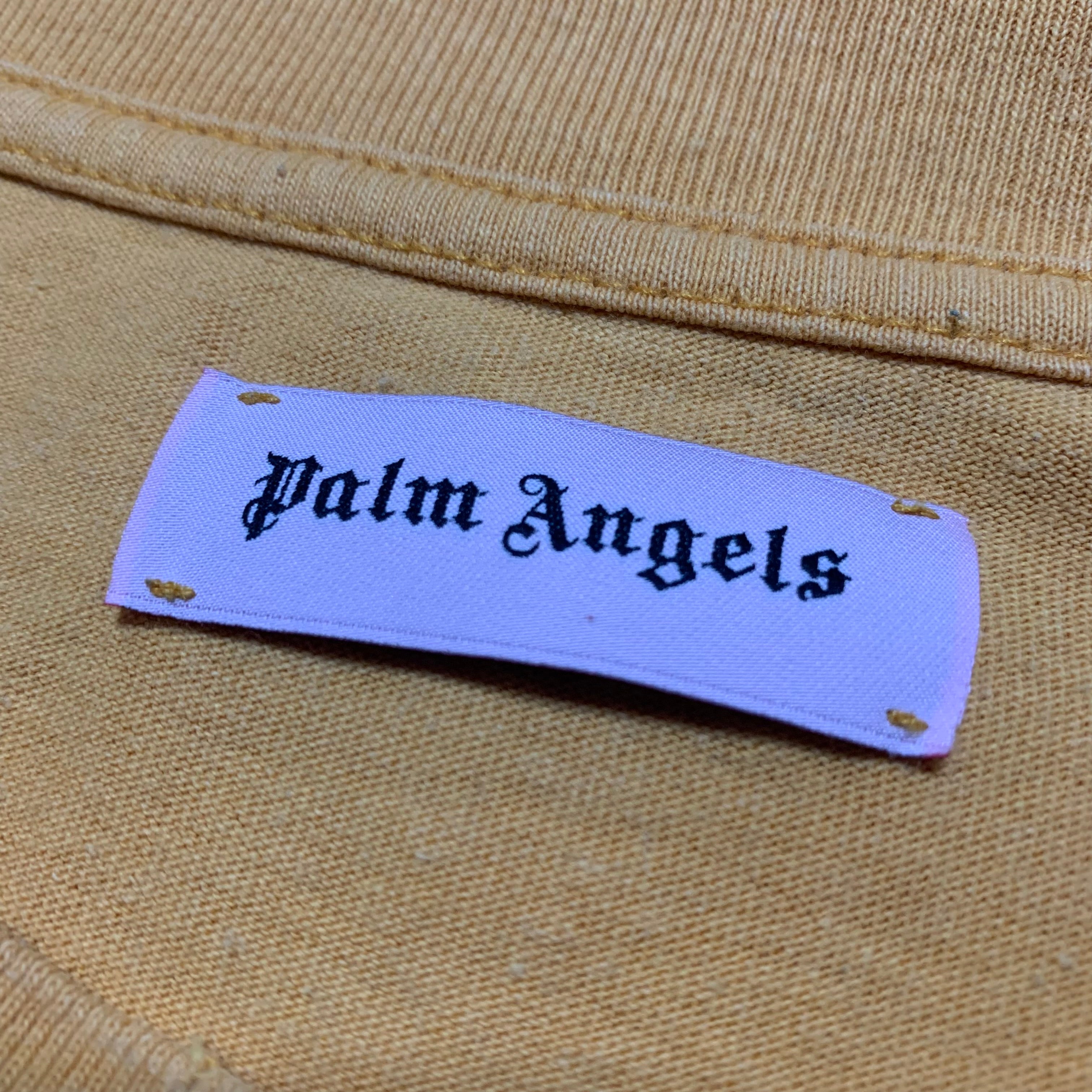 Palm Angels Medium Legalize It Yellow Tee