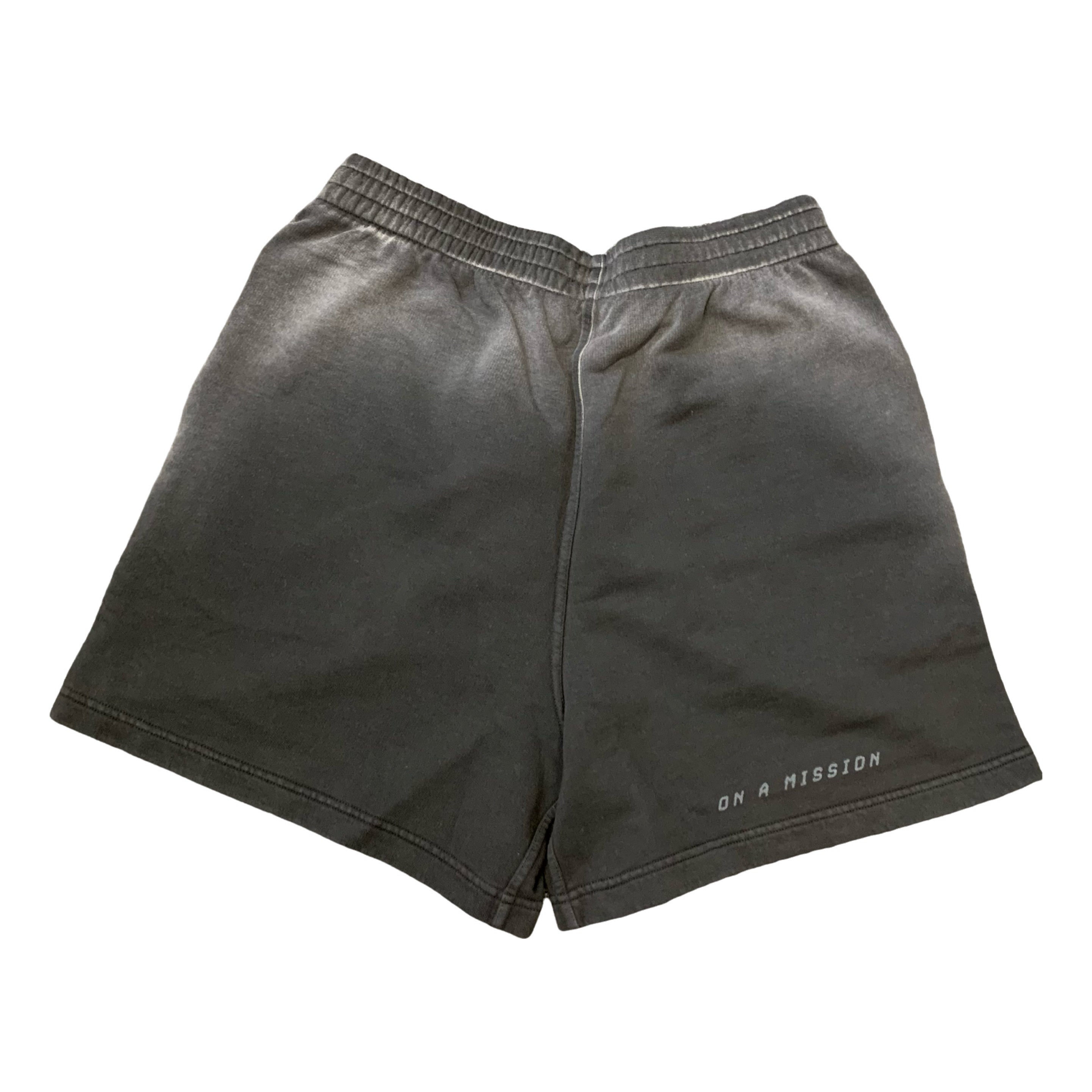 Represent Large Shorts 247 Motion Aged Black Shorts Bottoms