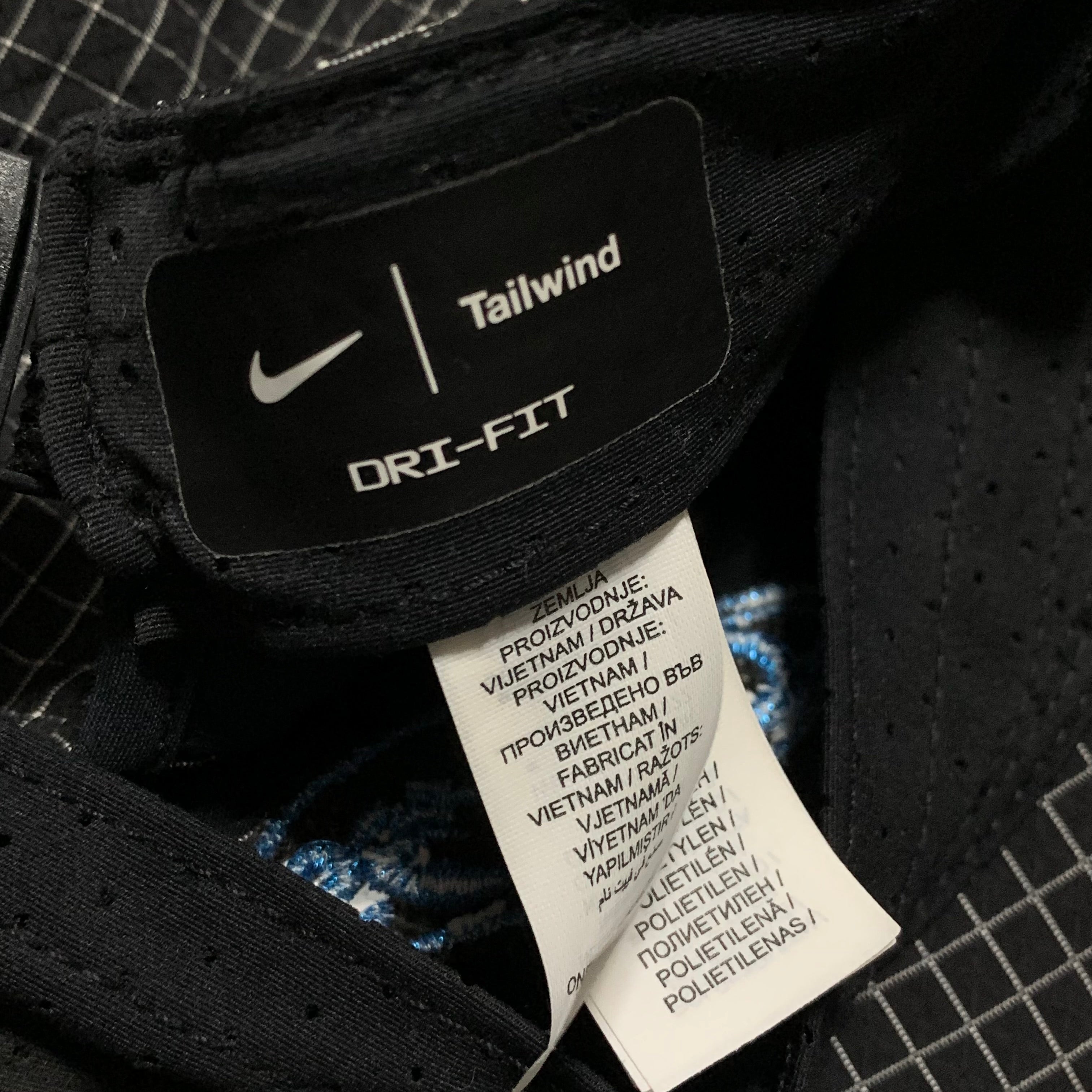 Off White Nike Cap NRG Tailwind Black Hat Ripstop Baseball Cap