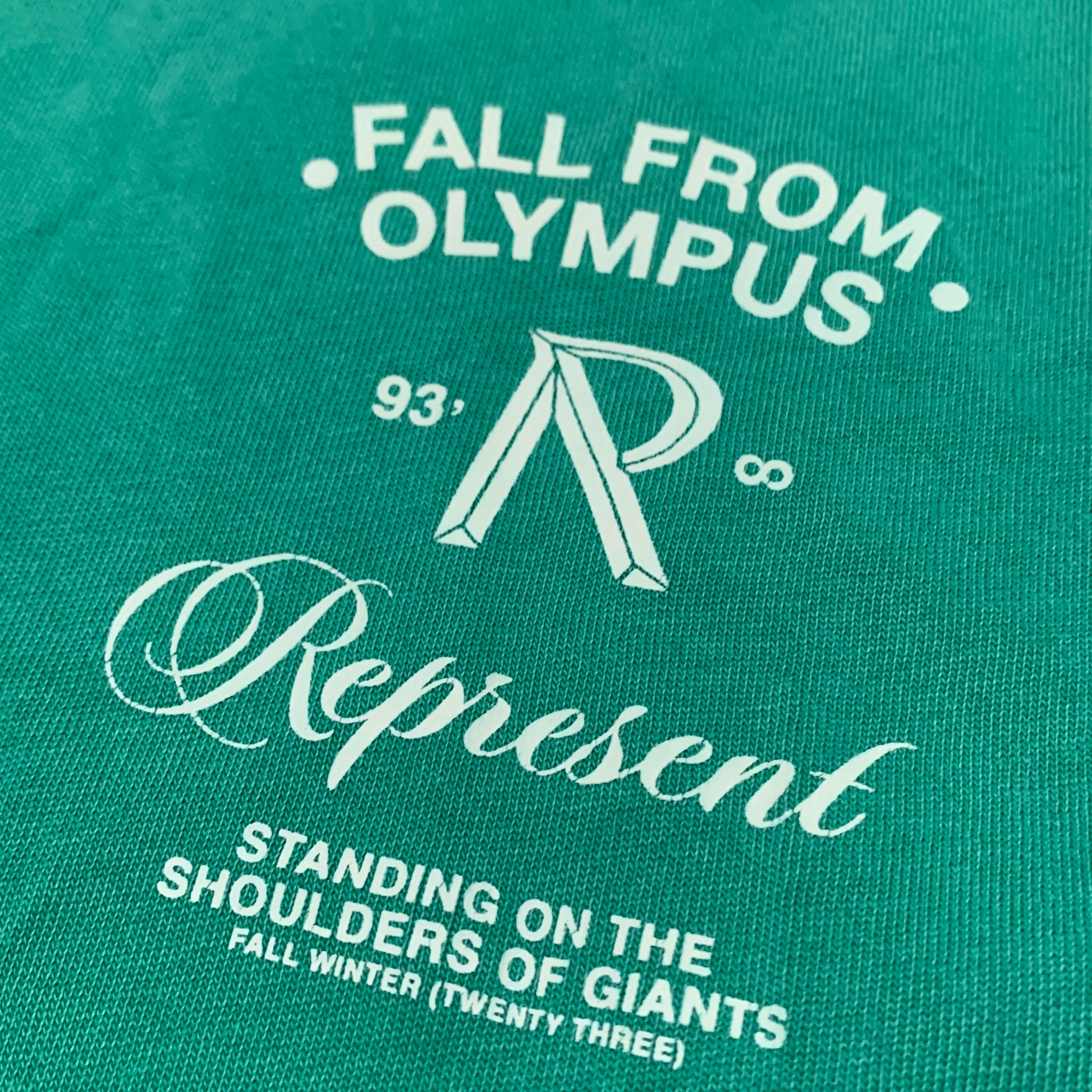 Represent Medium Fall From Olympus Island Green Tee