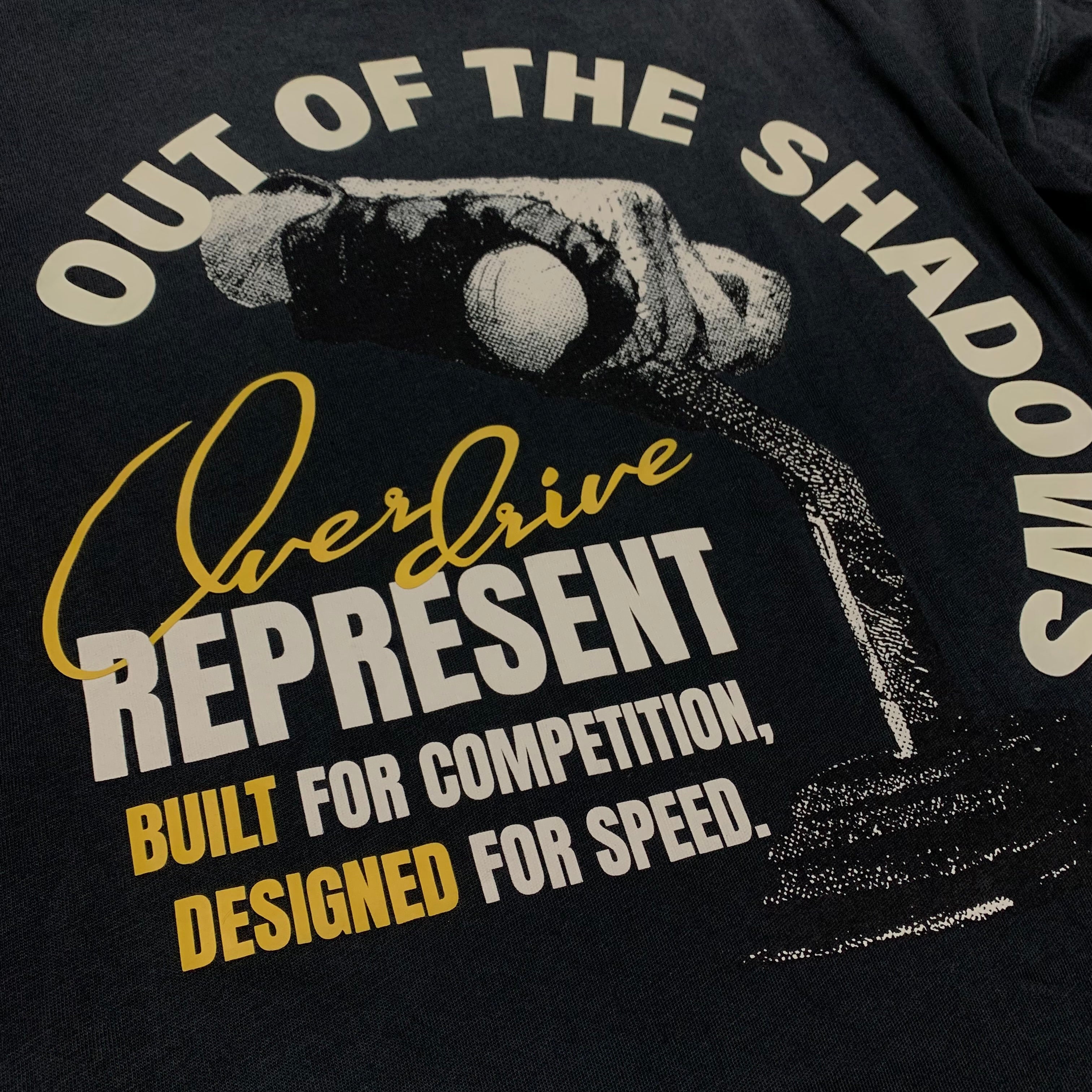 Represent Small Out Of The Shadows Stained Black Tee