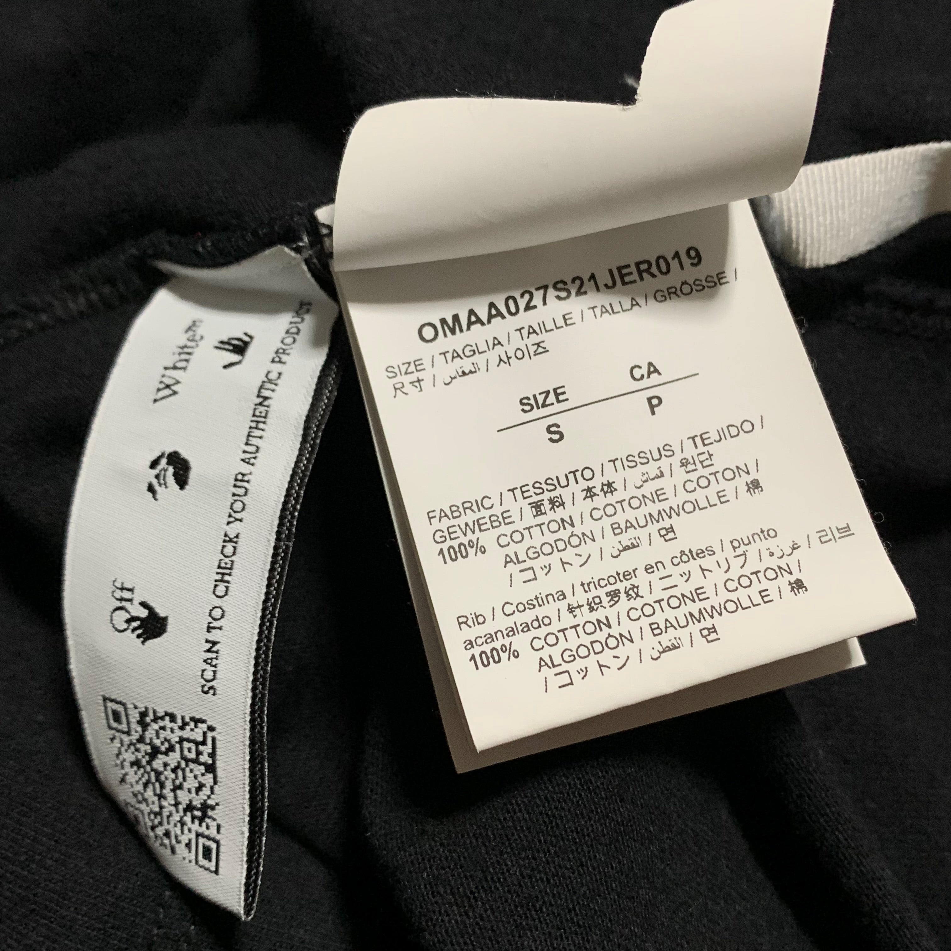 Off White Small Liquid Mirko Black Tee Virgil Abloh