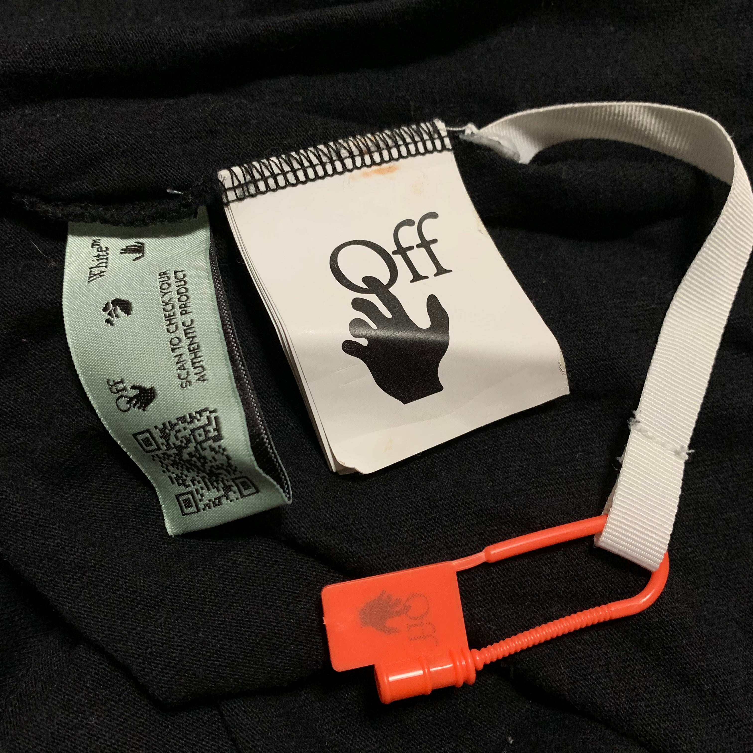 Off White Small Mona Lisa Blur Black Tee Virgil Abloh