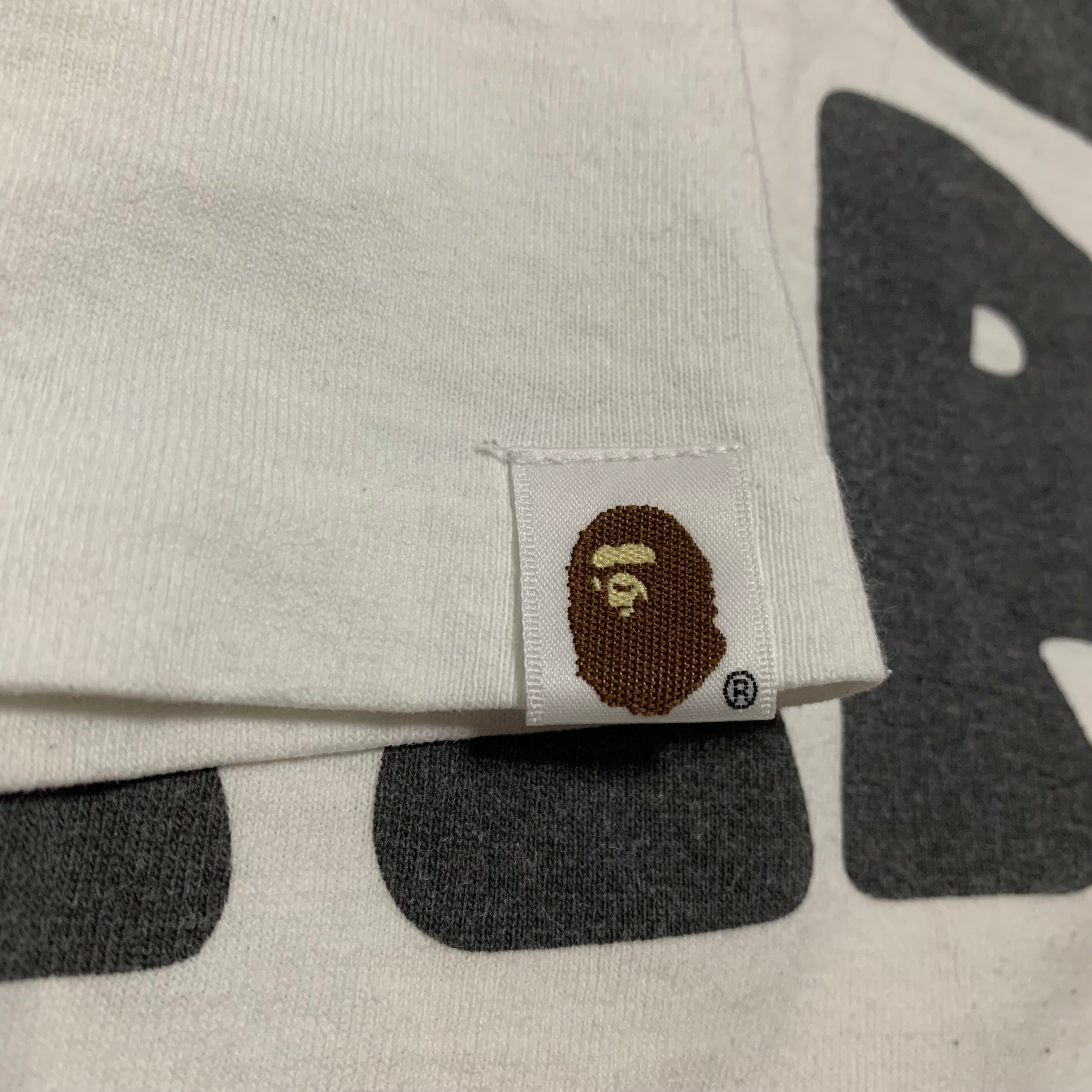 Bape Medium Baby Milo APC White Tee 2009