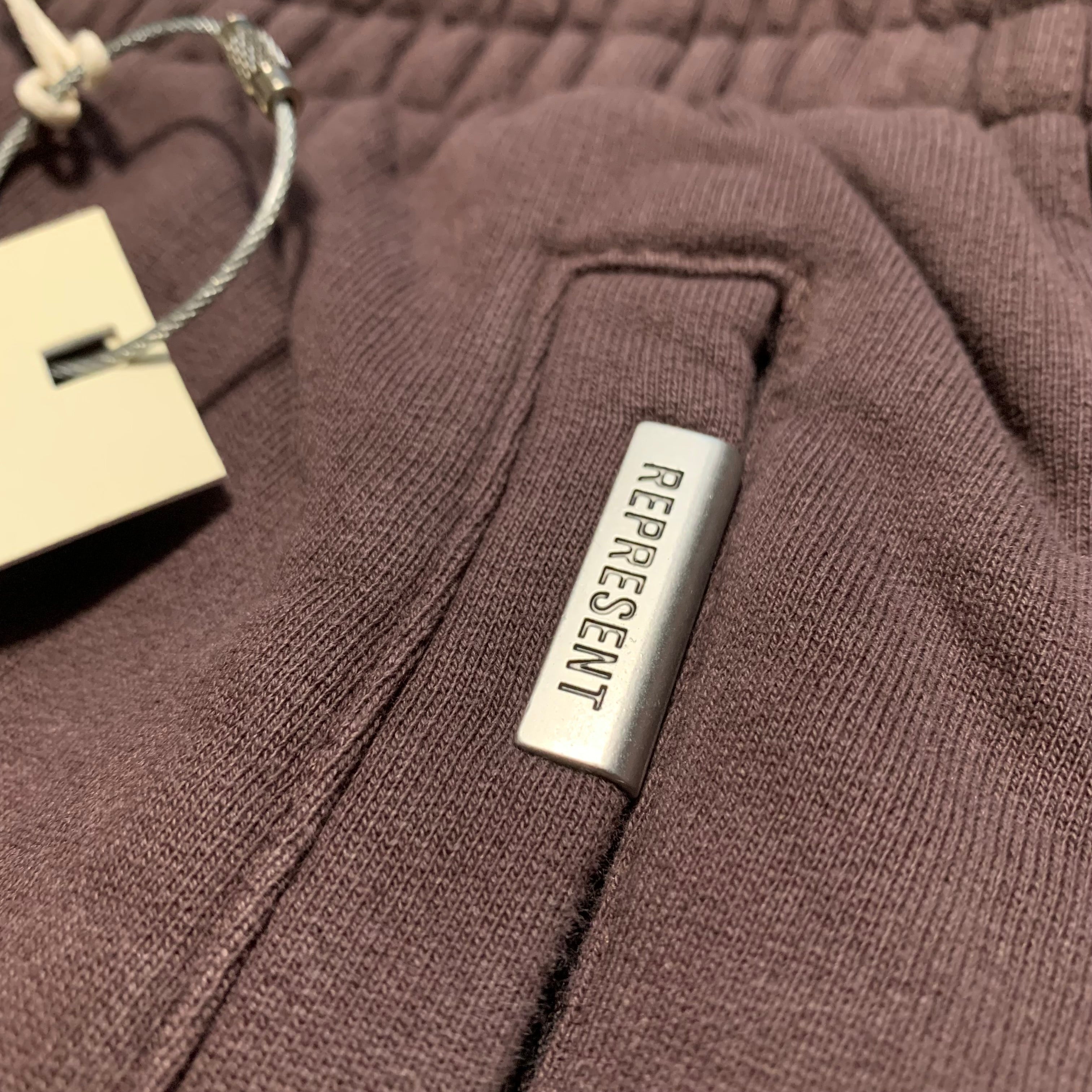 Represent Small Shorts Blanks Plum Jogger Bottoms