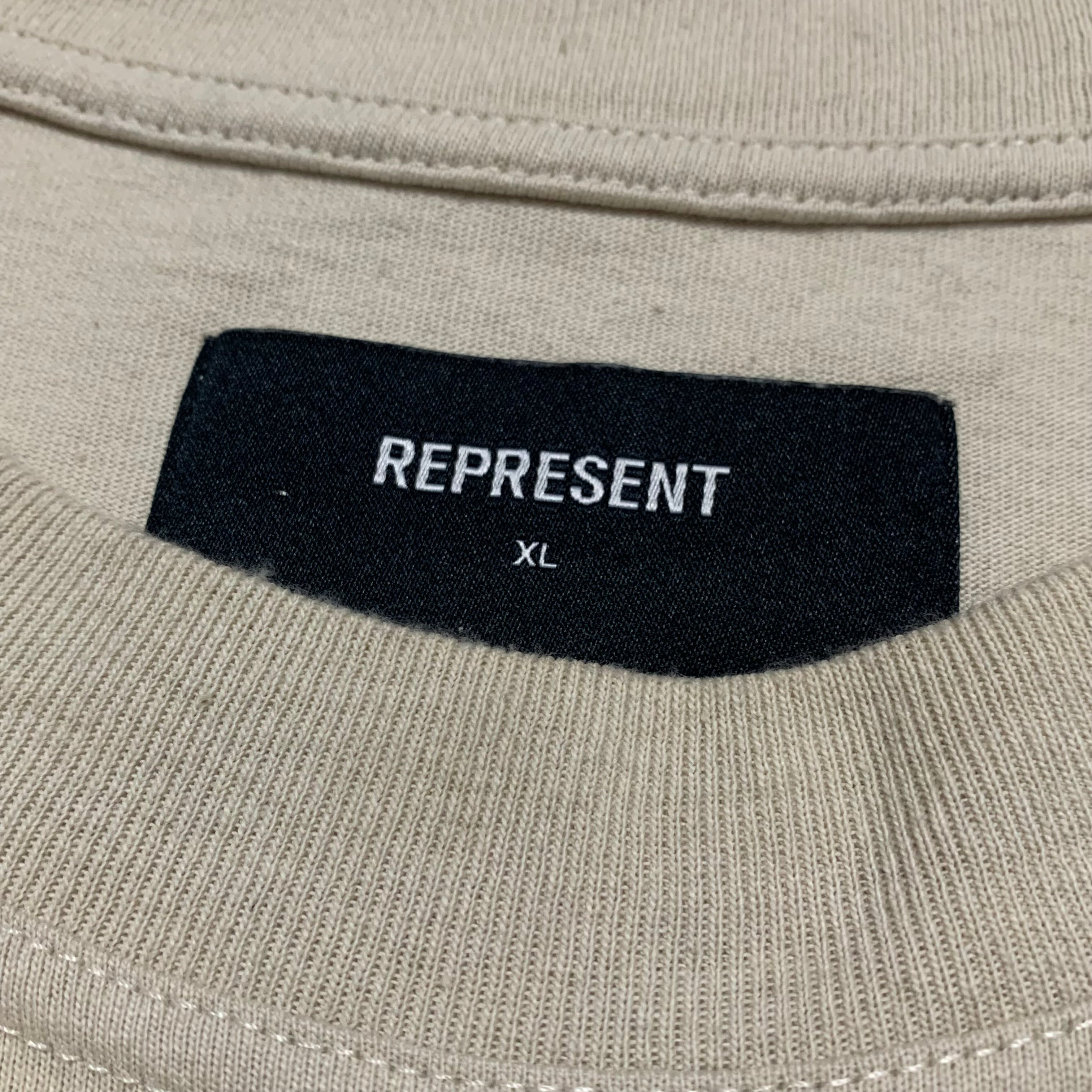 Represent XL Angels Academy Vintage White Tee