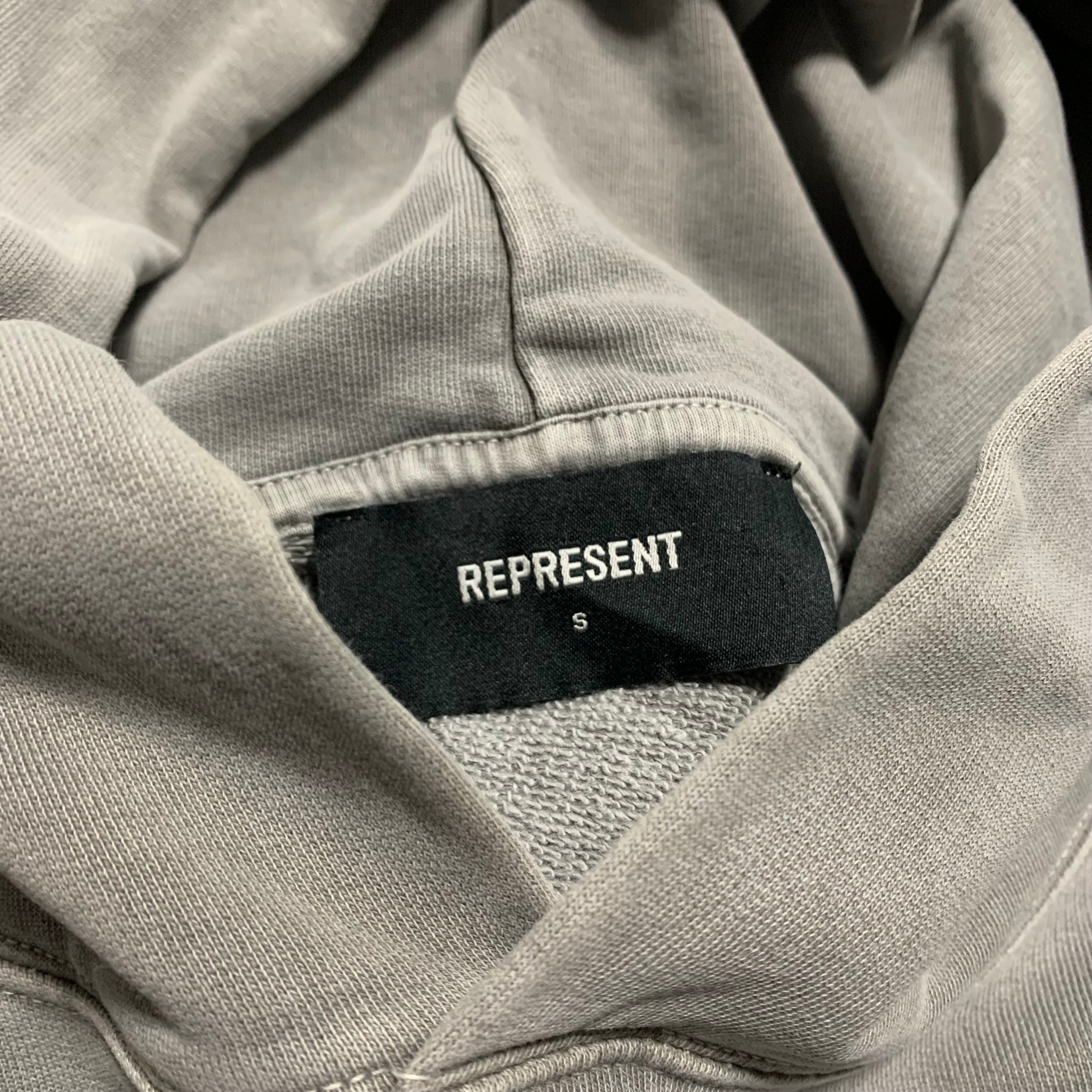 Represent Medium Initial Ultimate Grey Hoodie