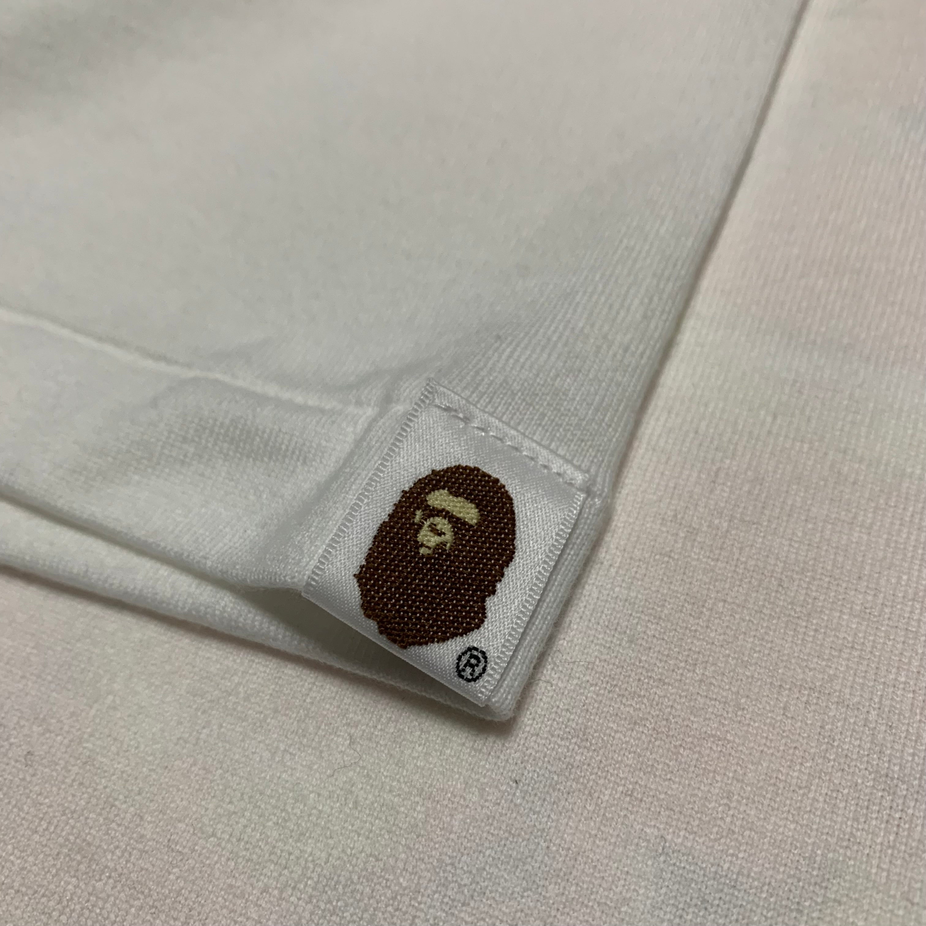 Bape Large Garfield Ape Head White Tee A Bathing Ape 2020