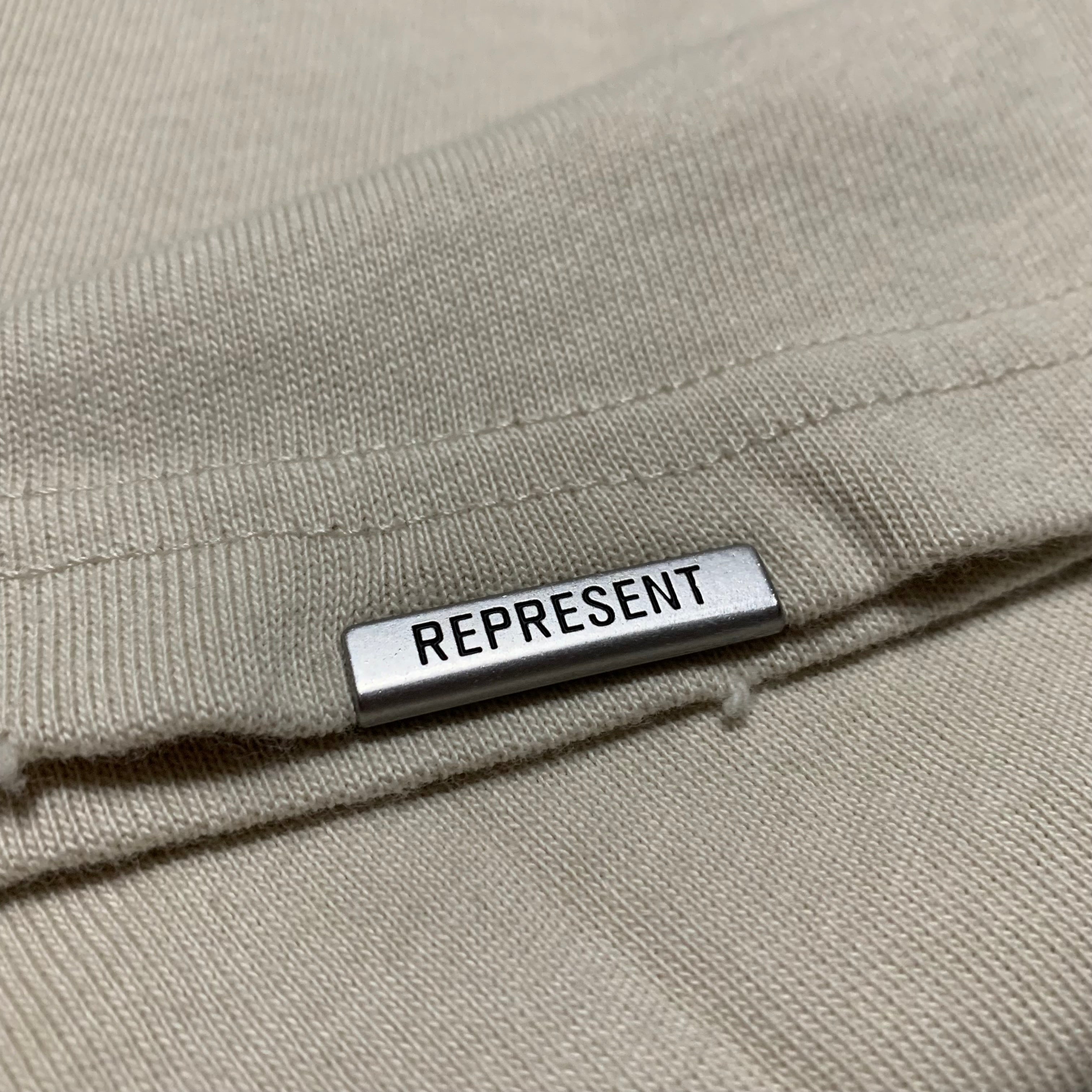 Represent Medium Only The Strong Survive Vintage White Tee