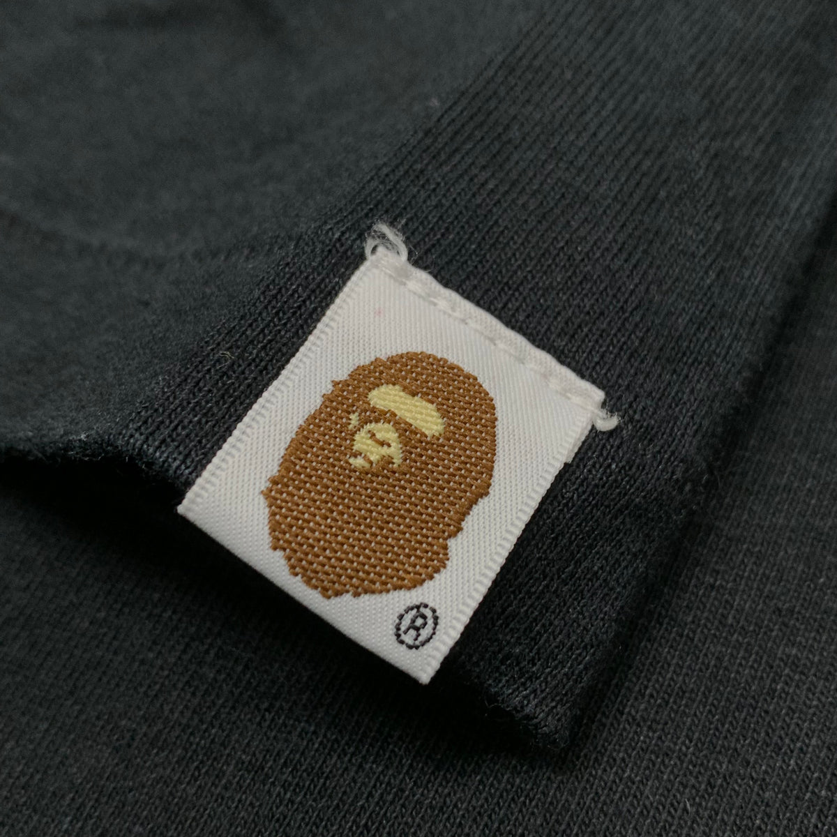 Bape Medium Tee Big Ape Head Multi Camo Baby Milo Black T-Shirt A Bathing Ape
