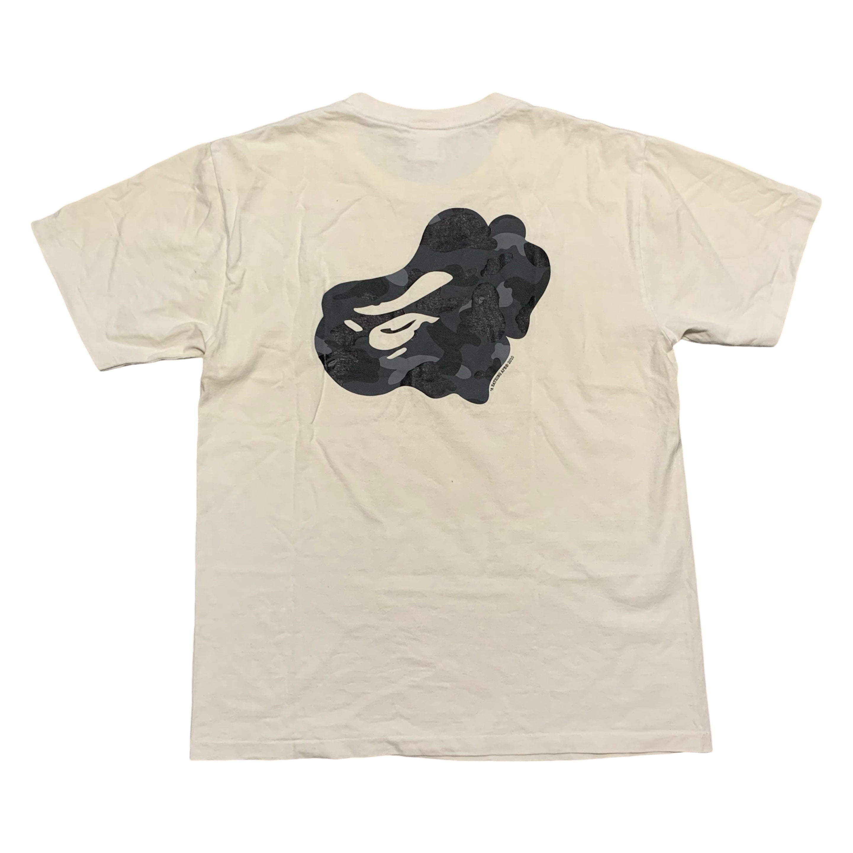 Bape Large 'BapeCamo' White Tee A Bathing Ape 2010