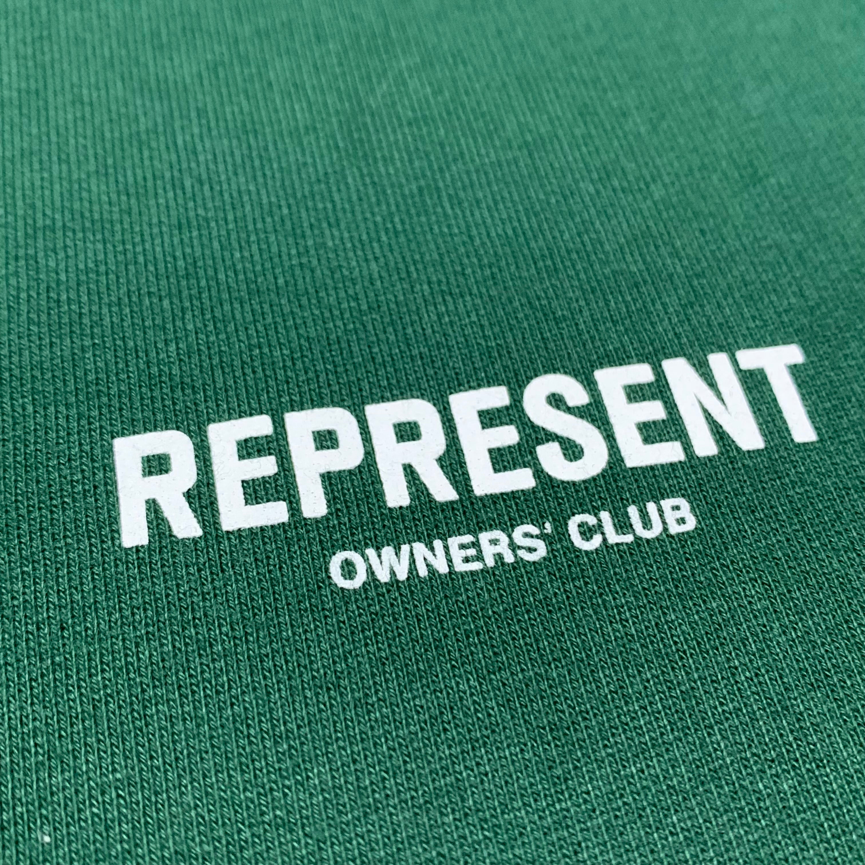 Represent Small Owners Club Green Sweater Sweatshirt Crewneck