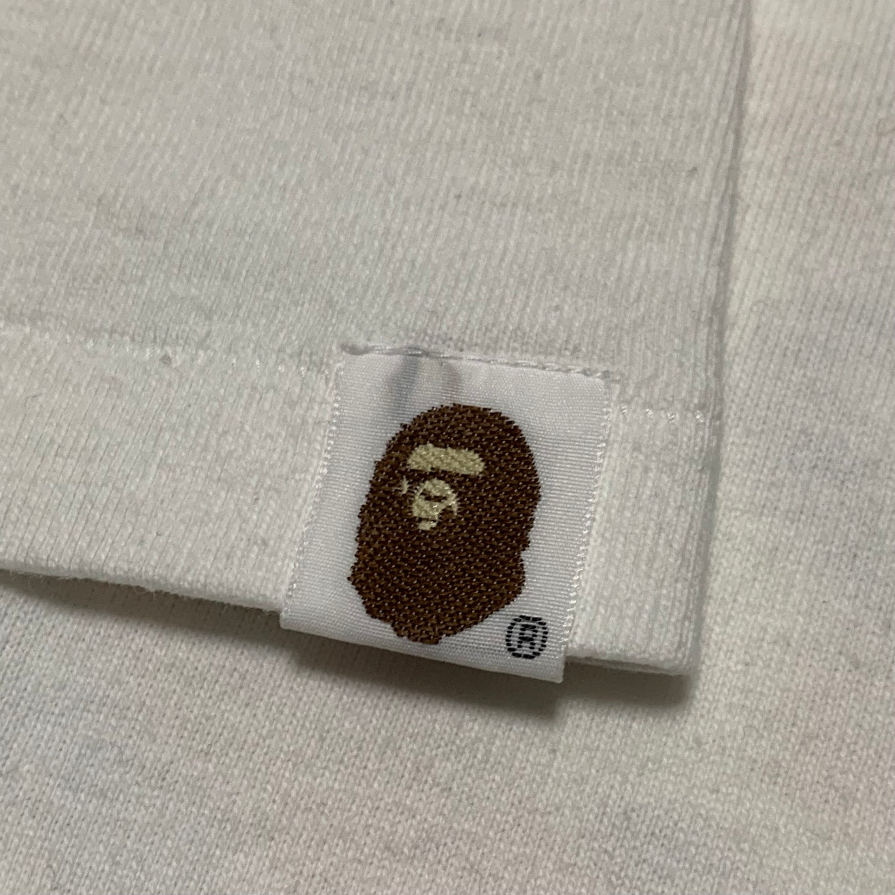 Bape Large Maebashi City Camo White Tee A Bathing Ape 2006
