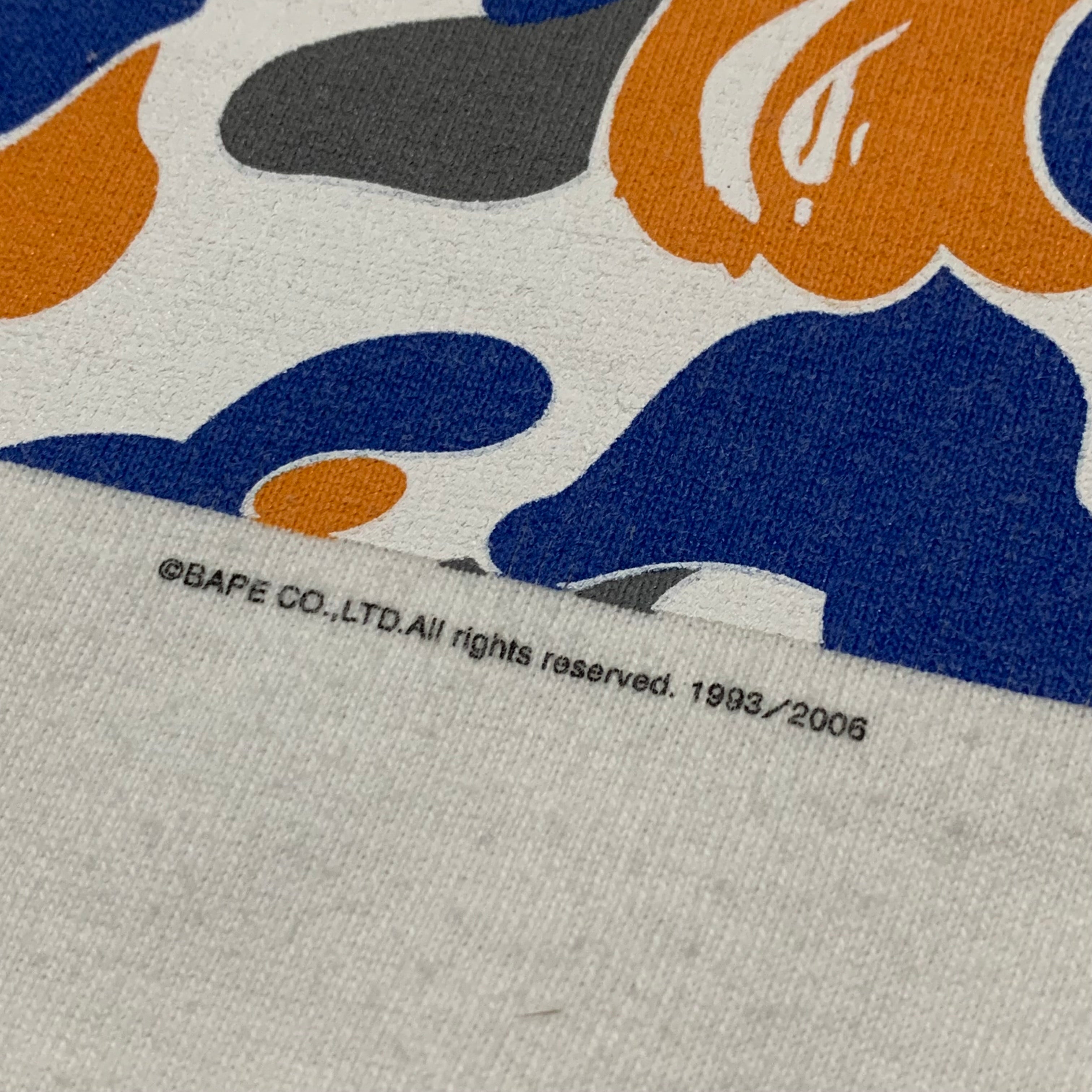 Bape Large Maebashi City Camo White Tee A Bathing Ape 2006