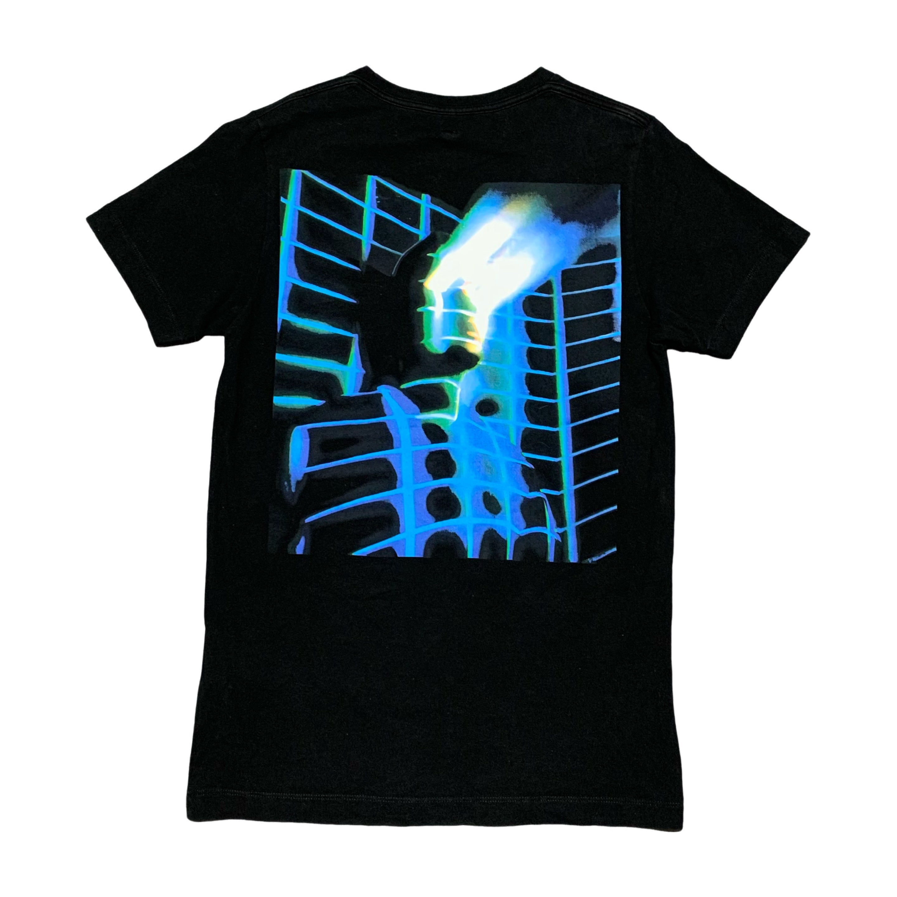 Off White XS Kidmograph Black Tee Virgil Abloh