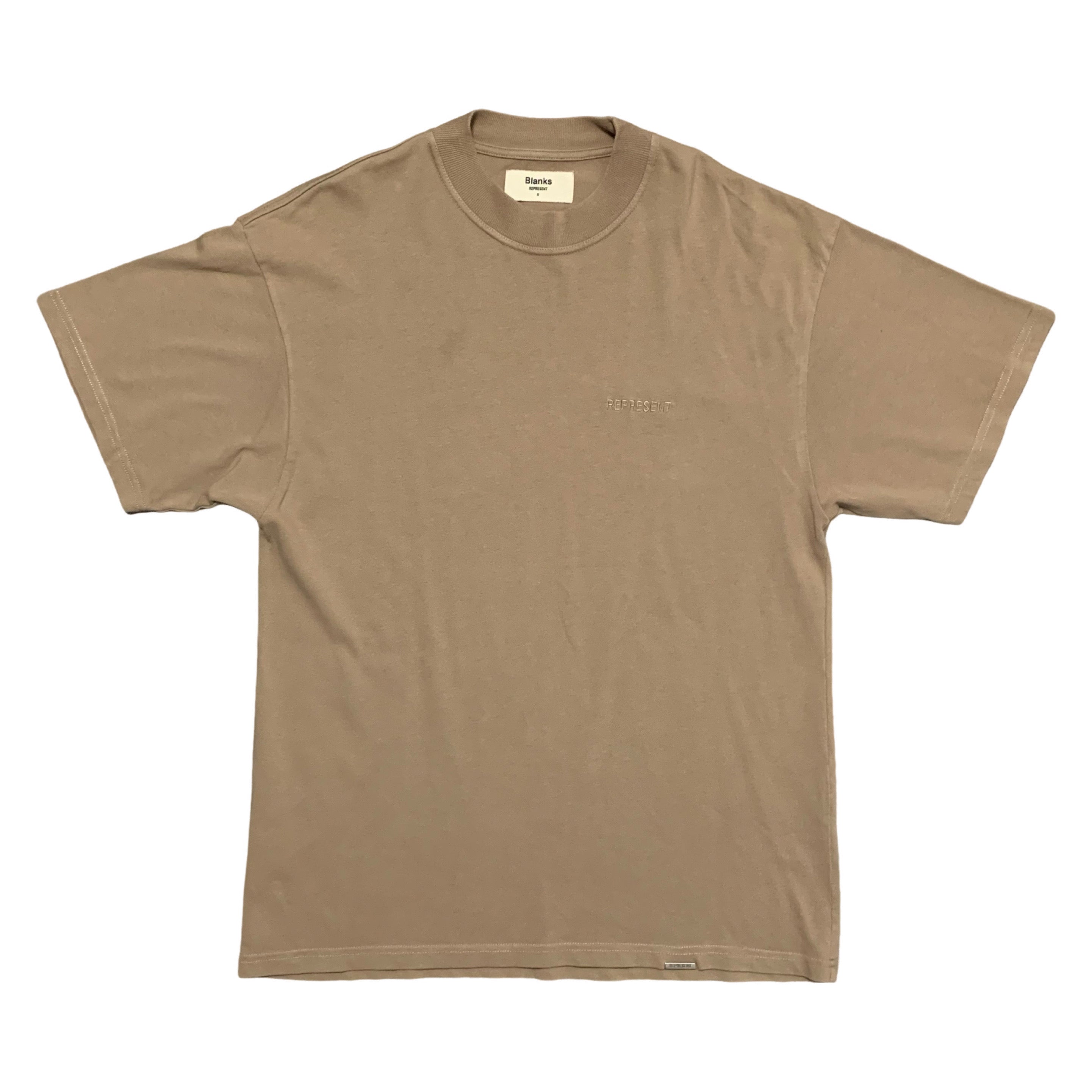 Represent Small Blanks Beige Brown Tee