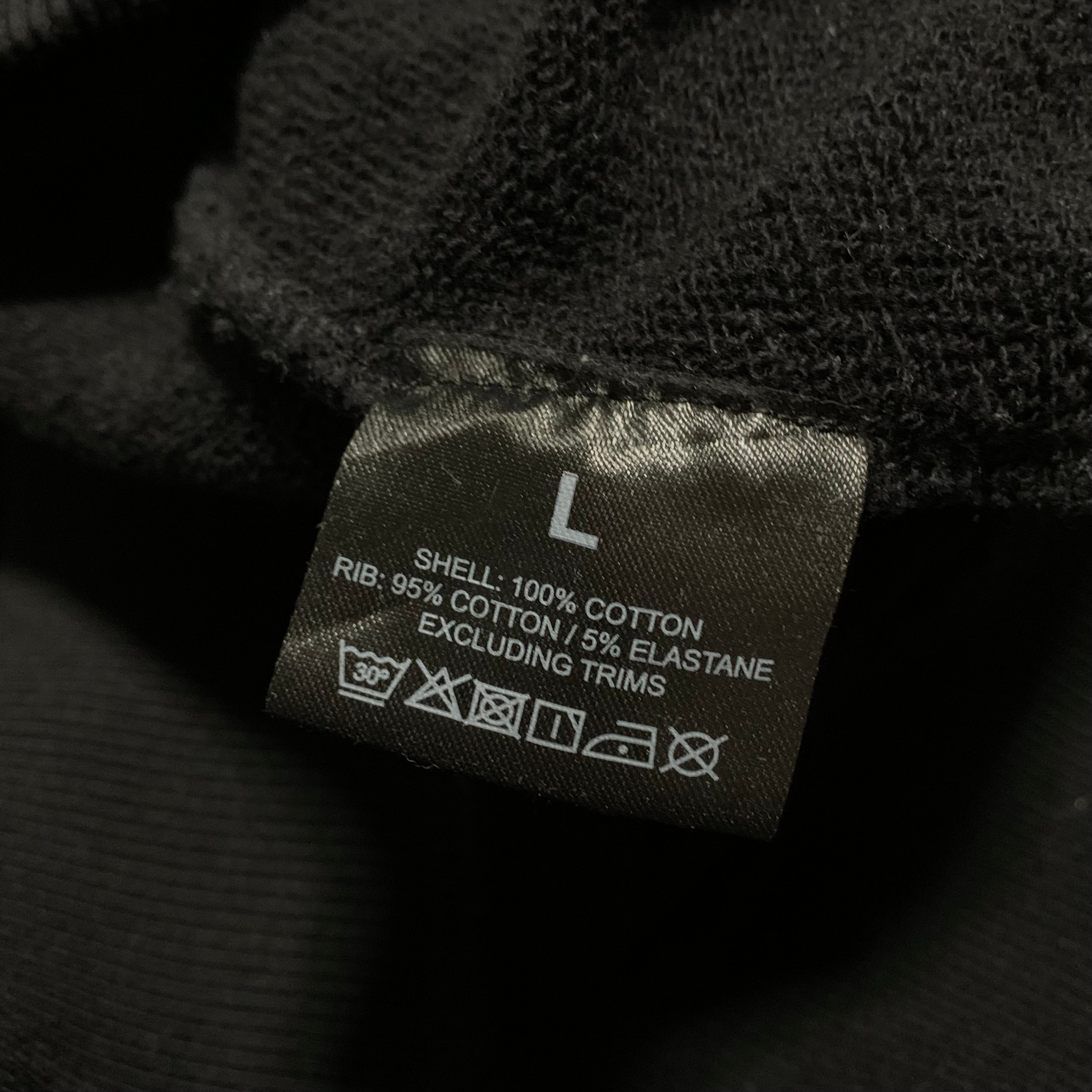 Represent Large Owners Club Jet Black Hoodie Blue Graphic