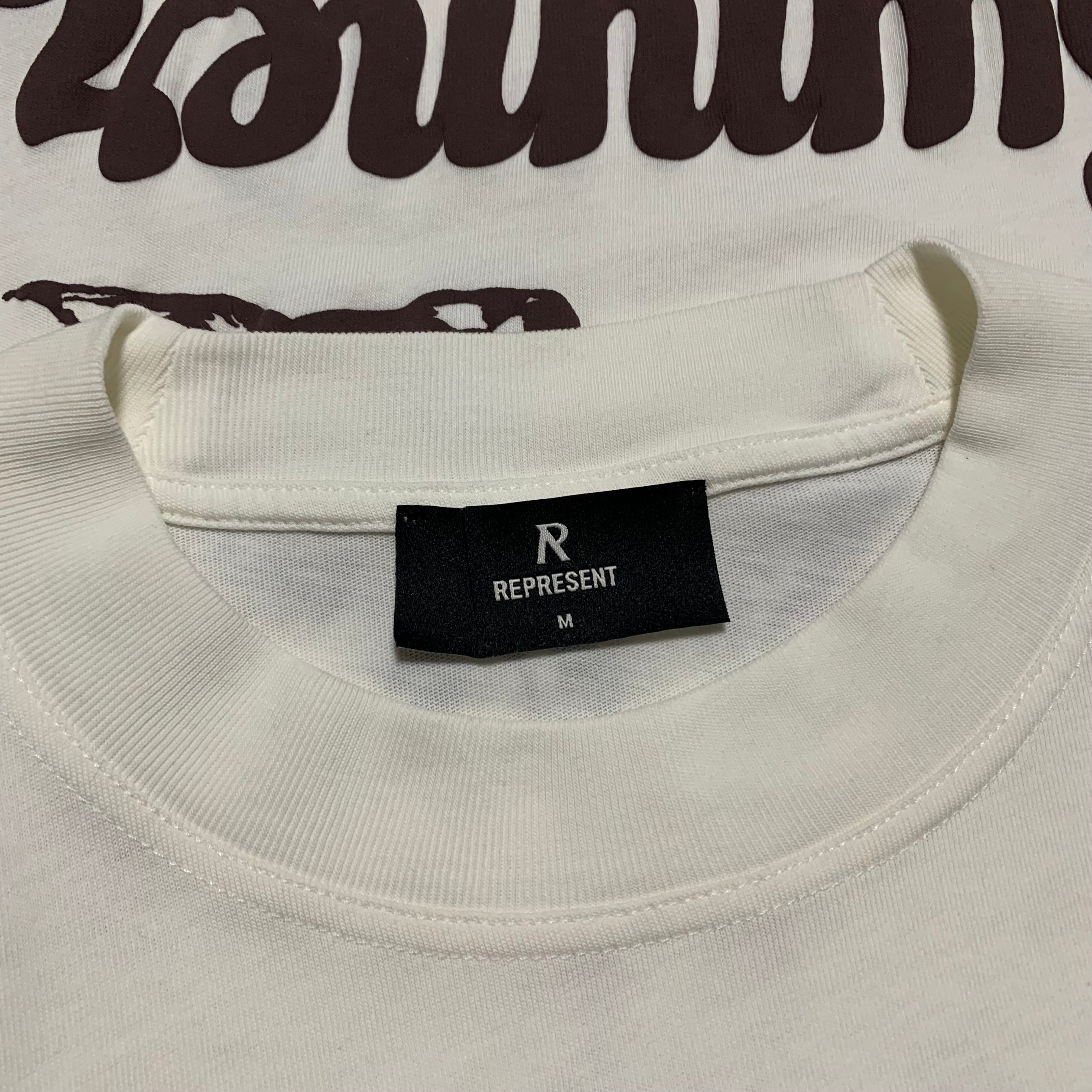 Represent Medium Spirits Of Summer Flat White Tee
