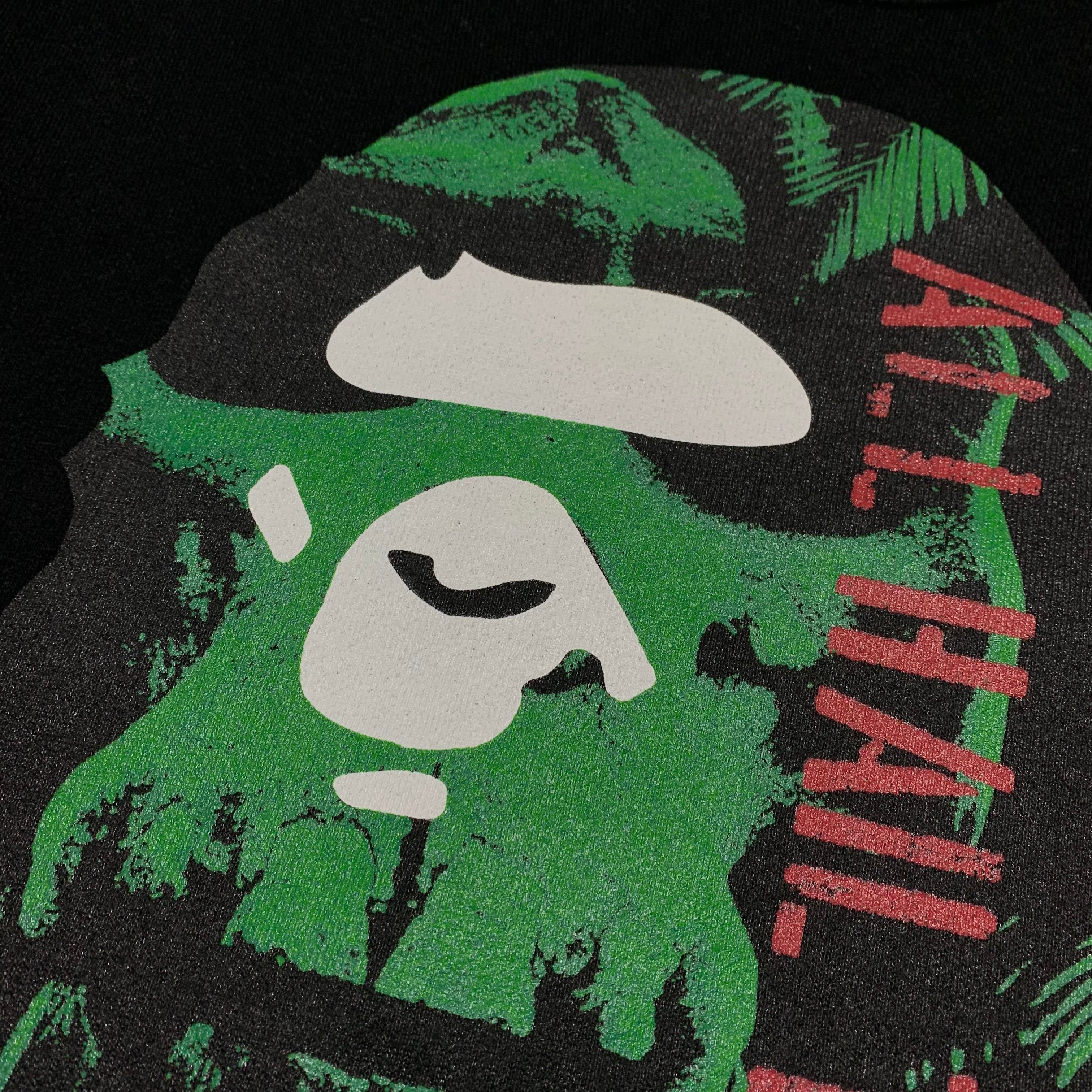 Bape Medium Kong Skull Island Black Sweatshirt Crewneck A Bathing Ape