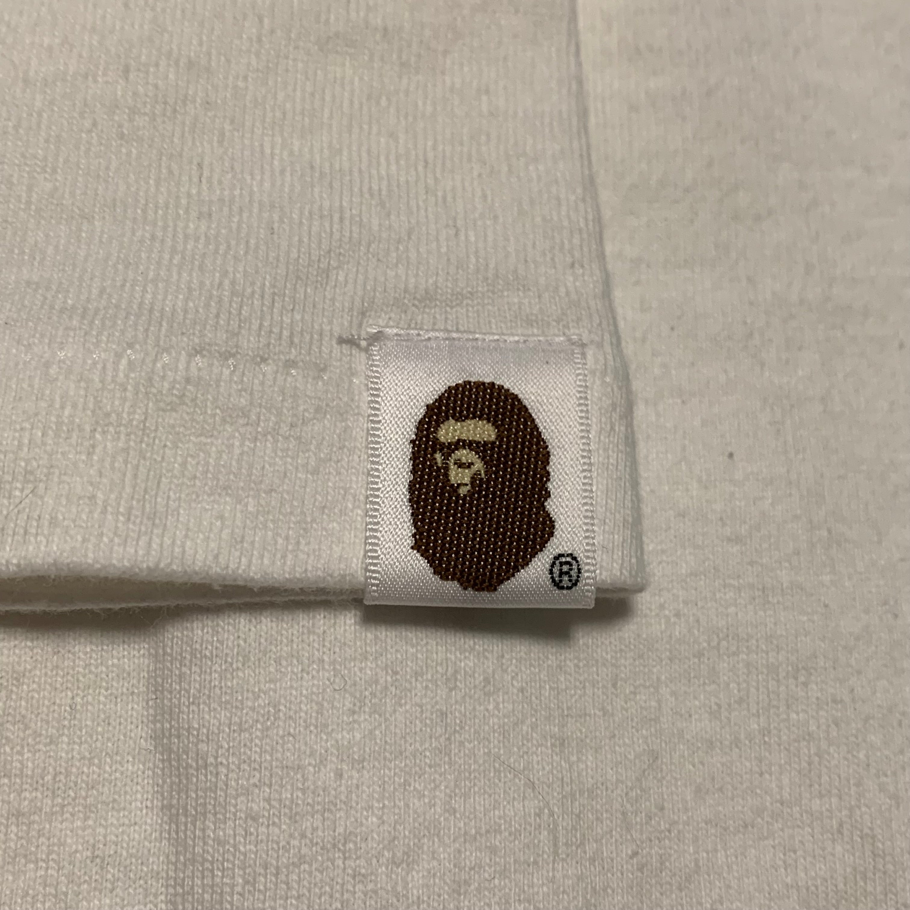 Bape Large 1st Camo Tie Graphic White Tee A Bathing Ape 2009
