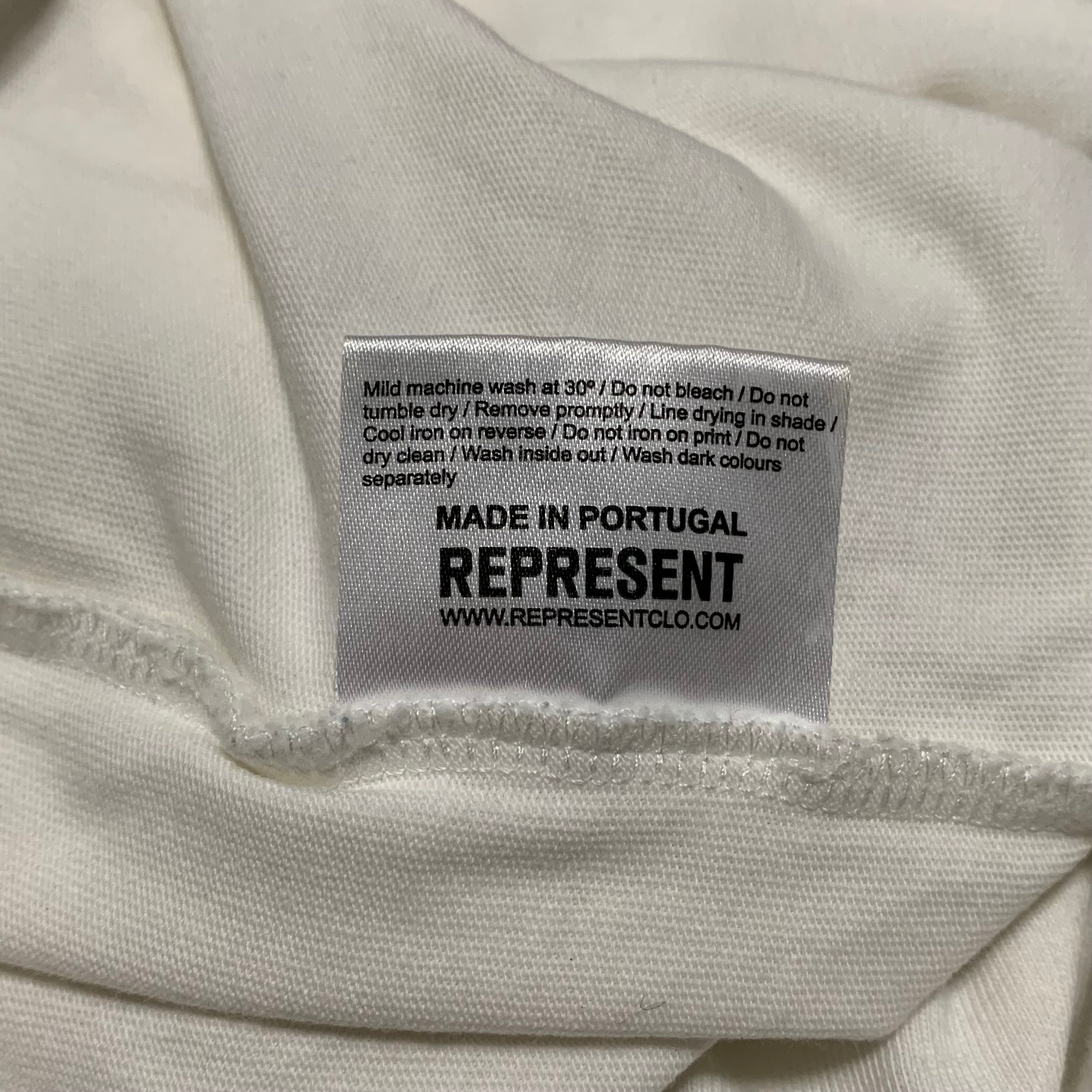 Represent Small Resorts Flat White Tee