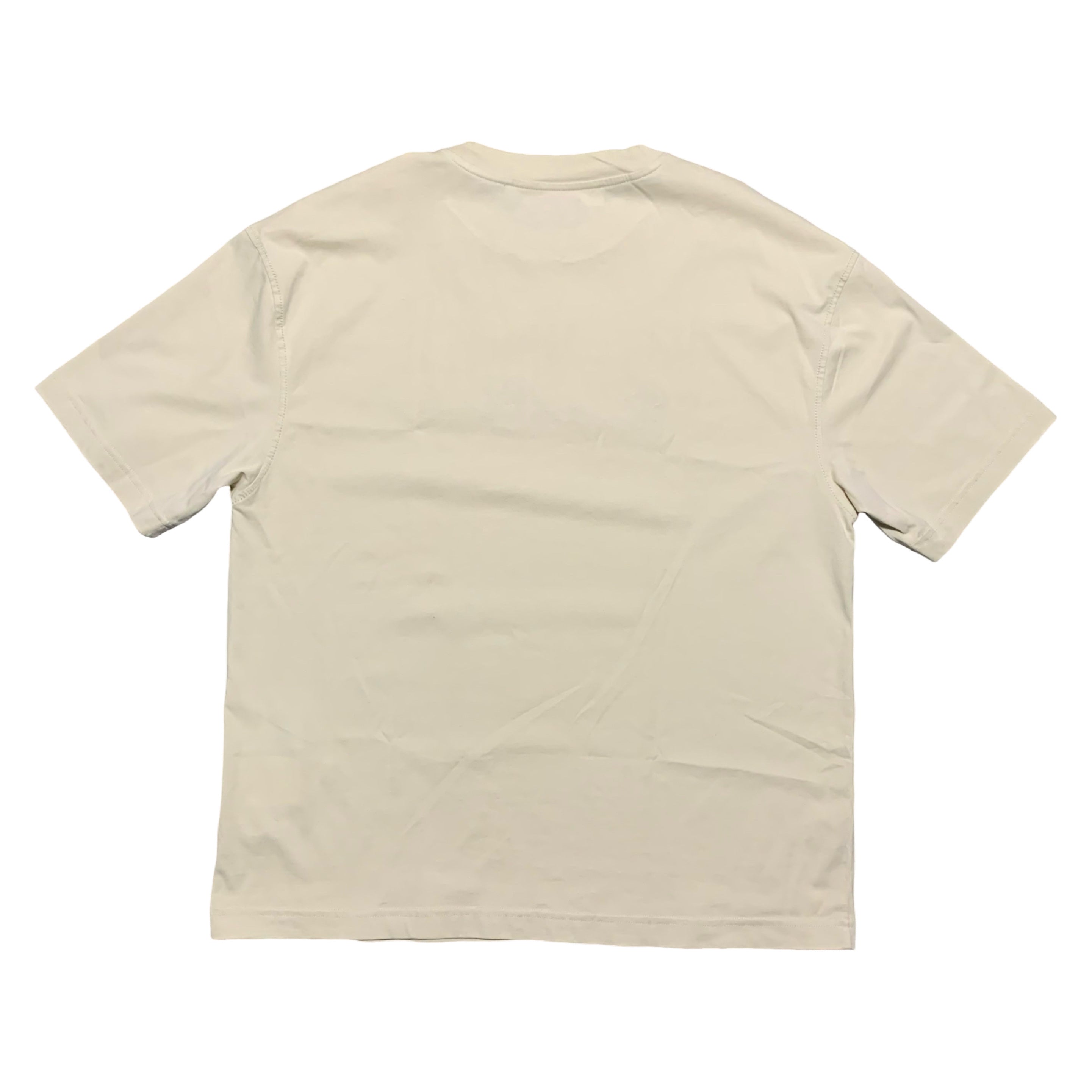 Off White Small Exactly The Opposite Cream White Tee Virgil Abloh