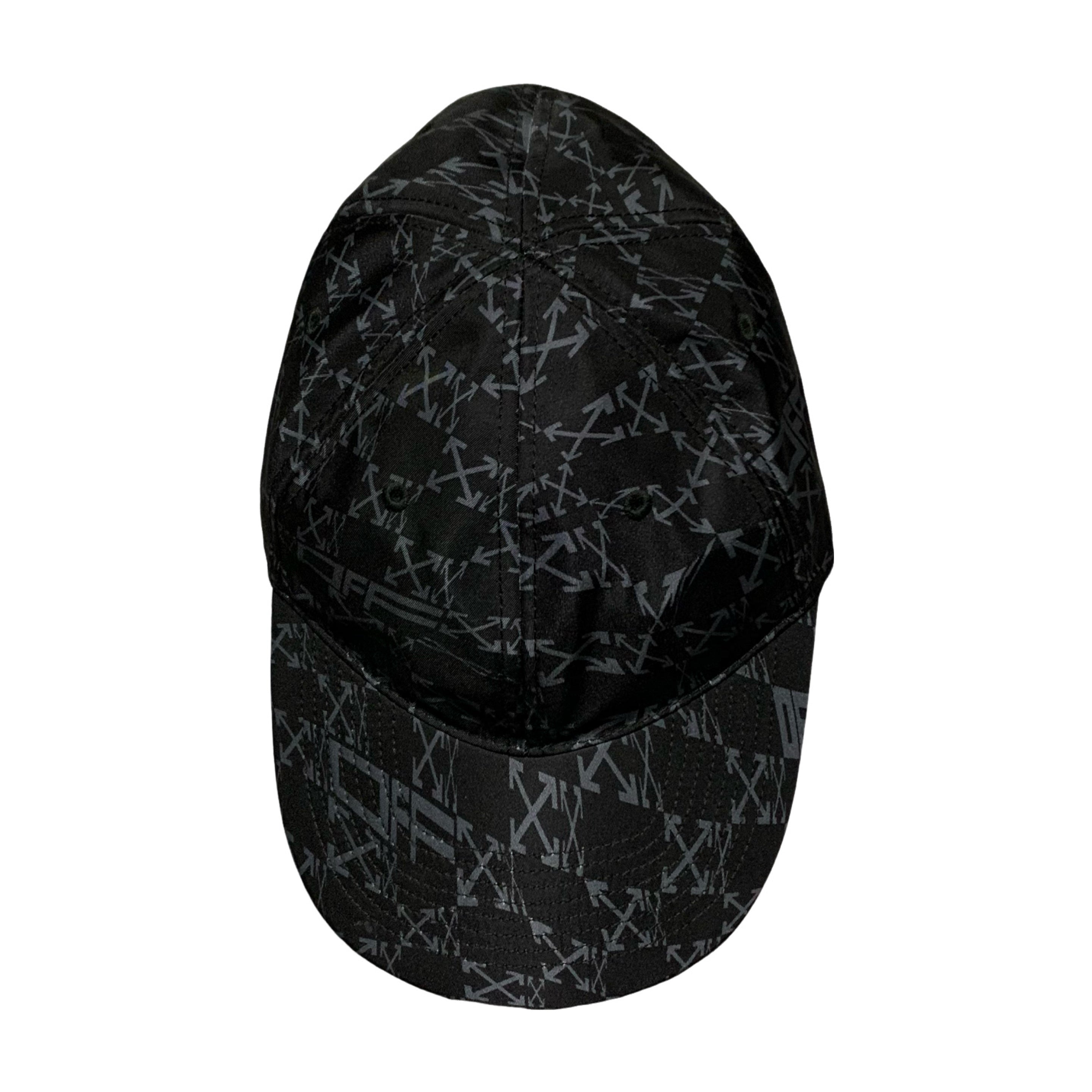 Off White Cap Arrows Off Graphic Black Baseball Hat Virgil Abloh