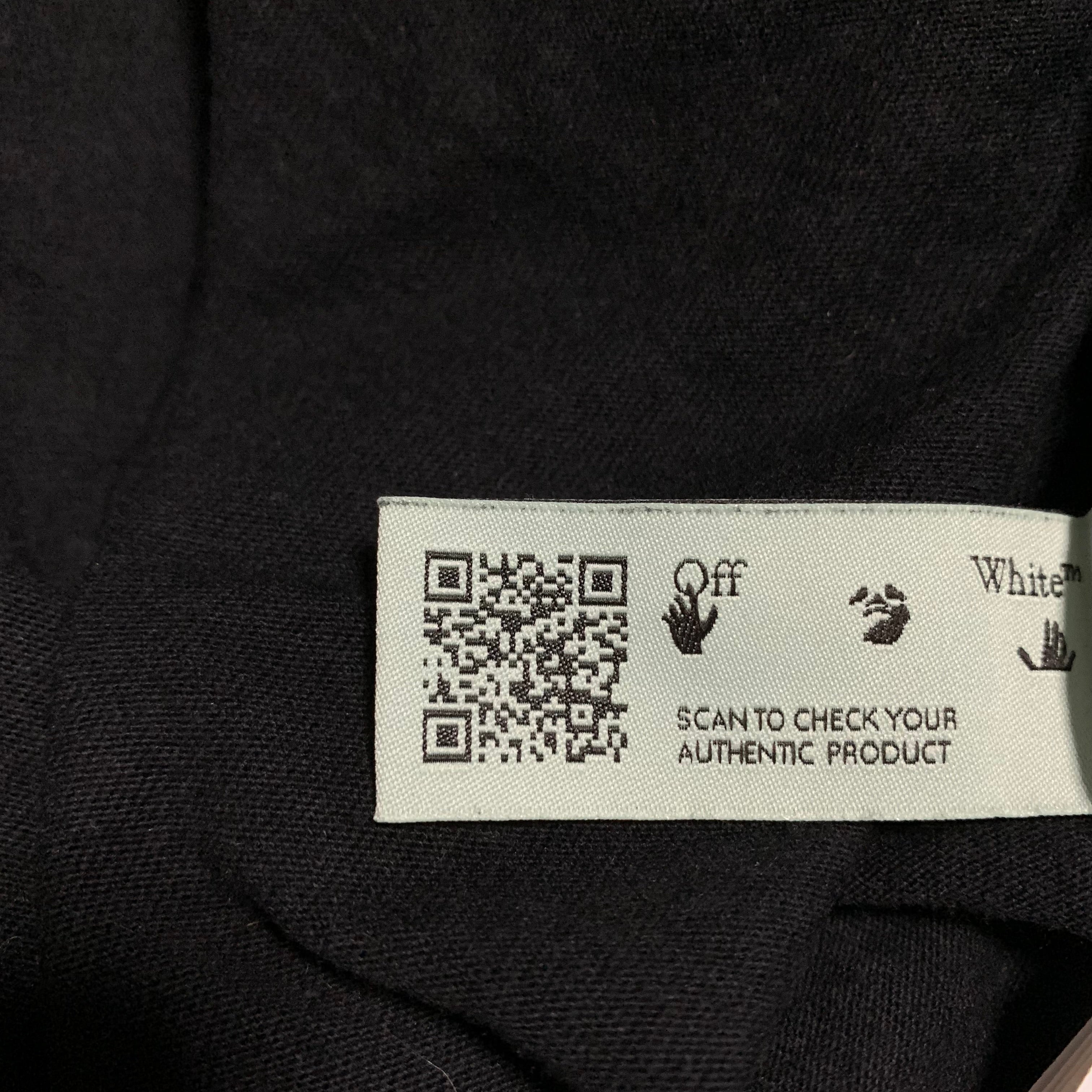 Off White Small Caravaggio Arrows Black Tee Virgil Abloh