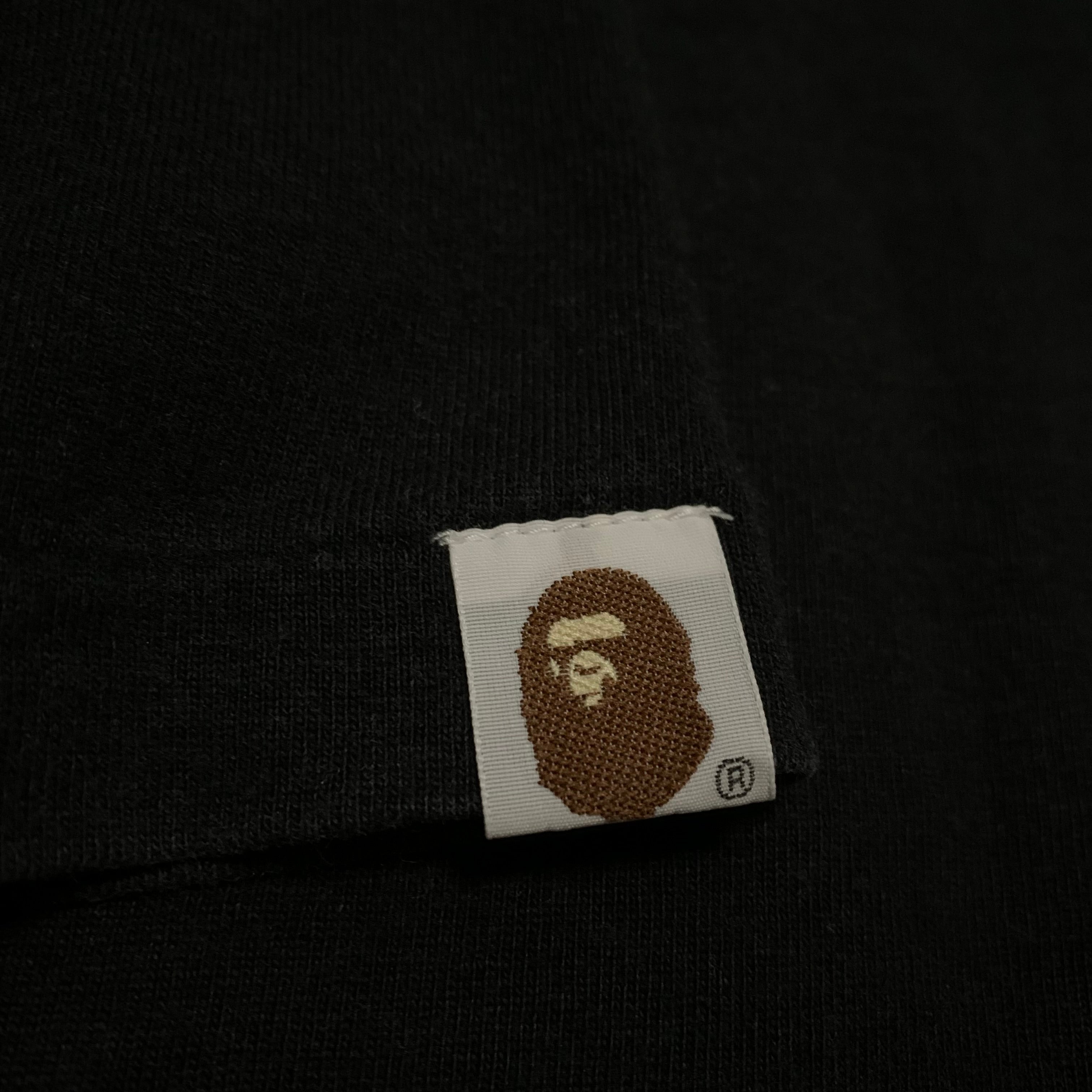 Bape Small Multi Graphic Black Tee A Bathing Ape 2005