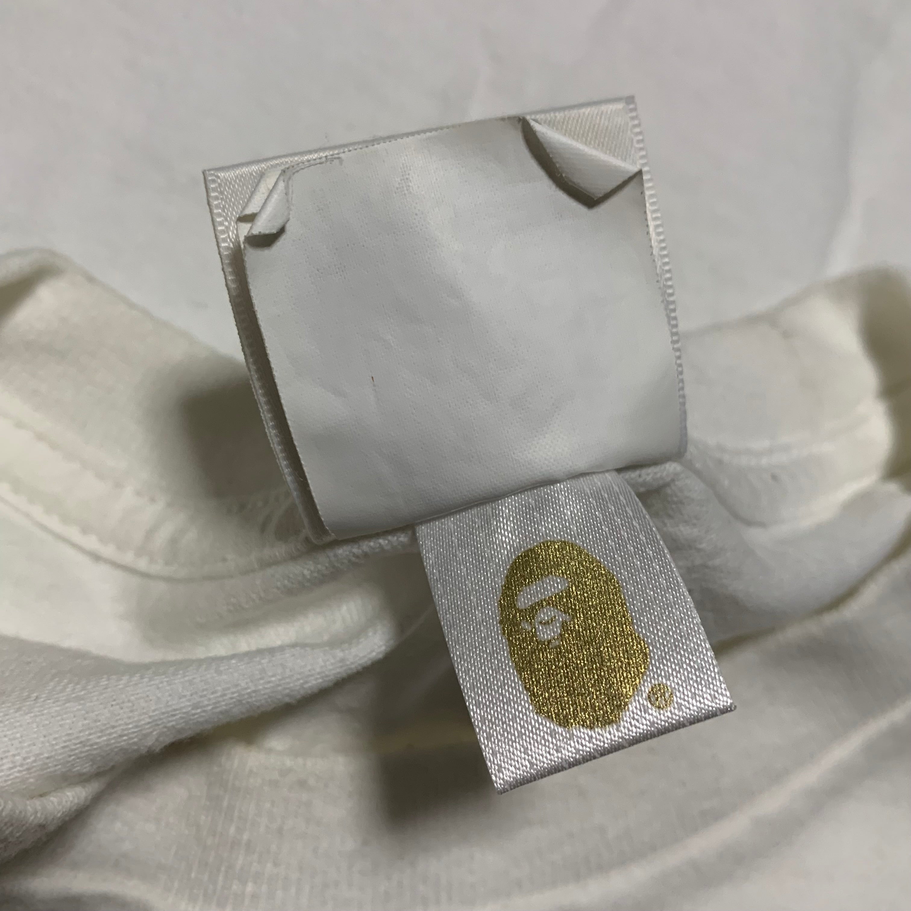 Bape Medium By Bathing Ape Green ABC White Tee