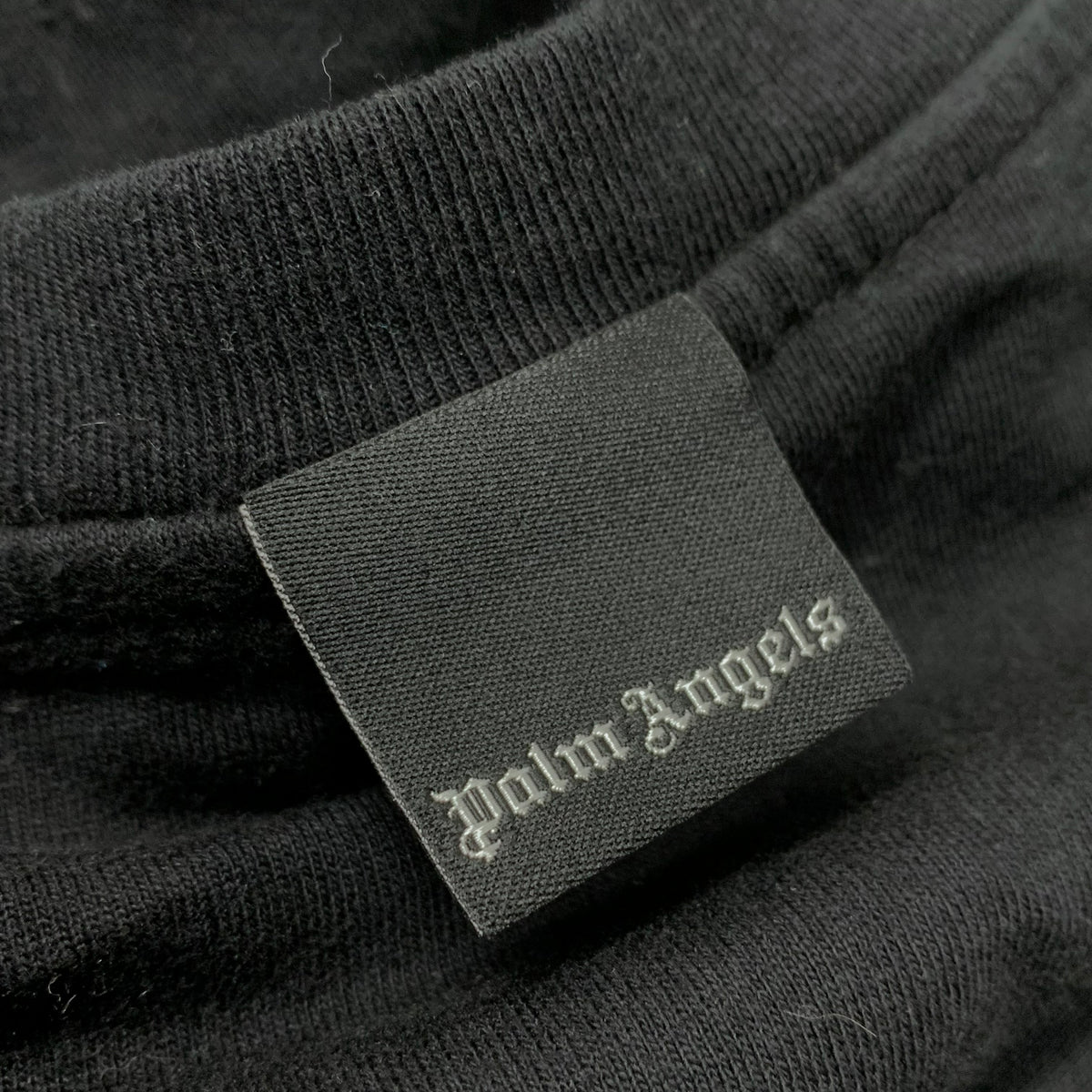 Palm Angels Large Tee Logo Black T-Shirt