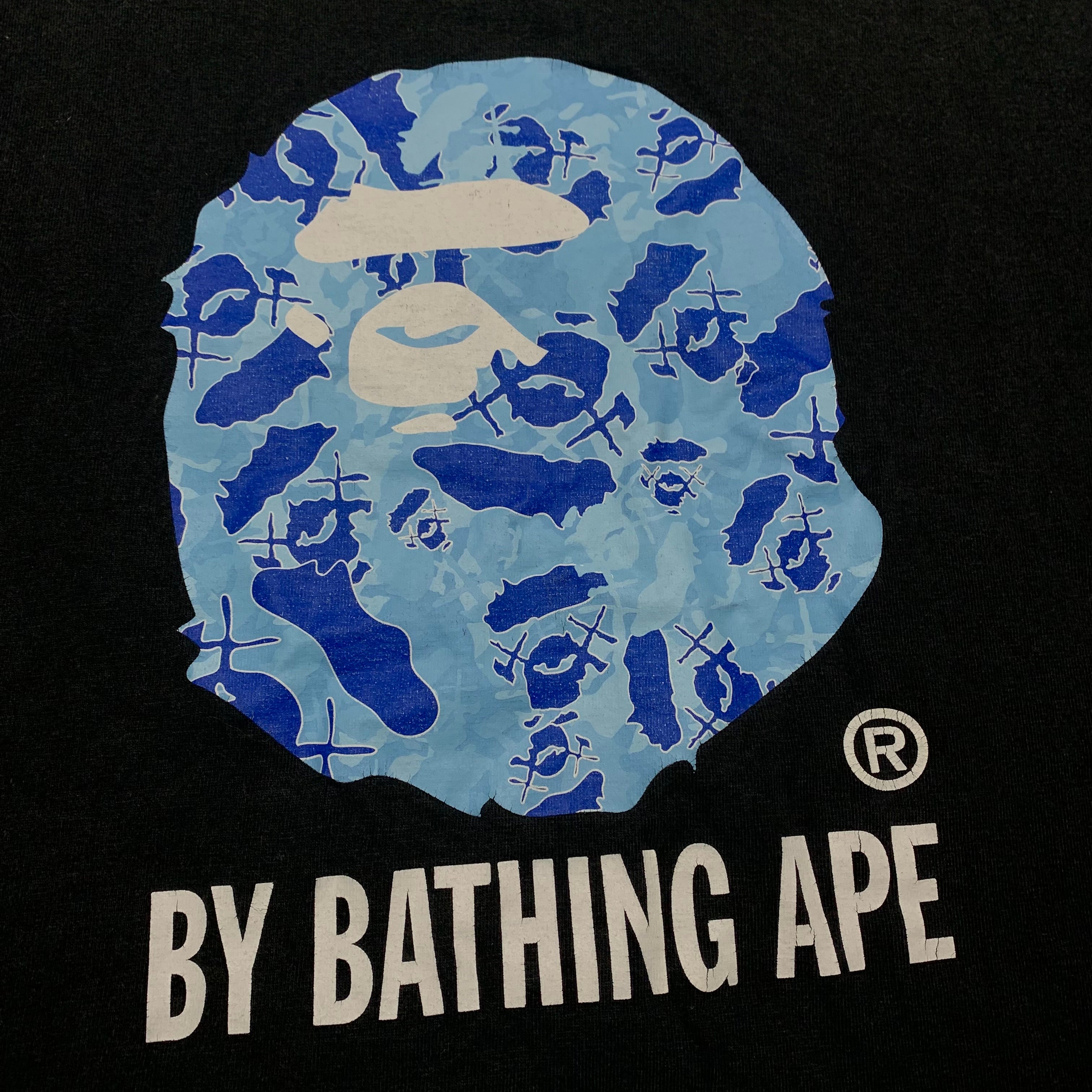 Bape Medium KAWS By Bathing Ape Black Tee Vintage