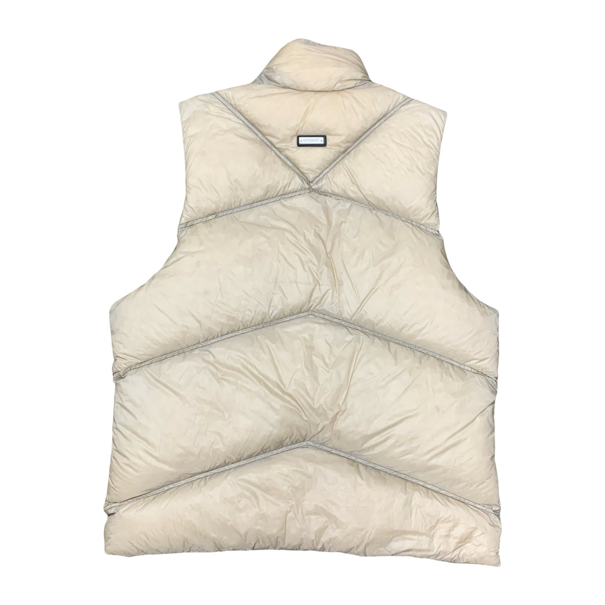Represent XS Gilet Puffer Nylon Washed Beige Jacket