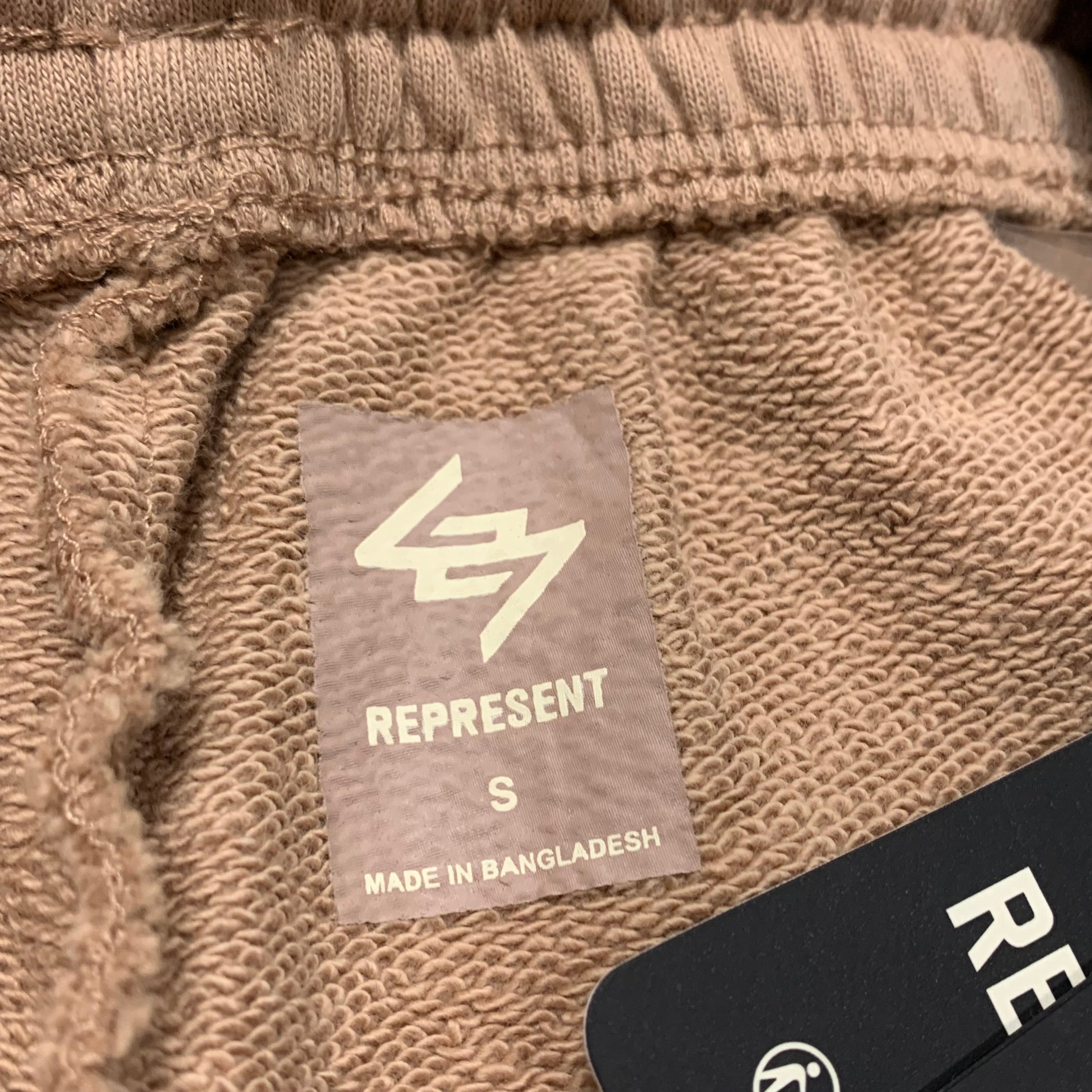 Represent Small Shorts Team 247 Clay Sweatpants Jogger Shorts
