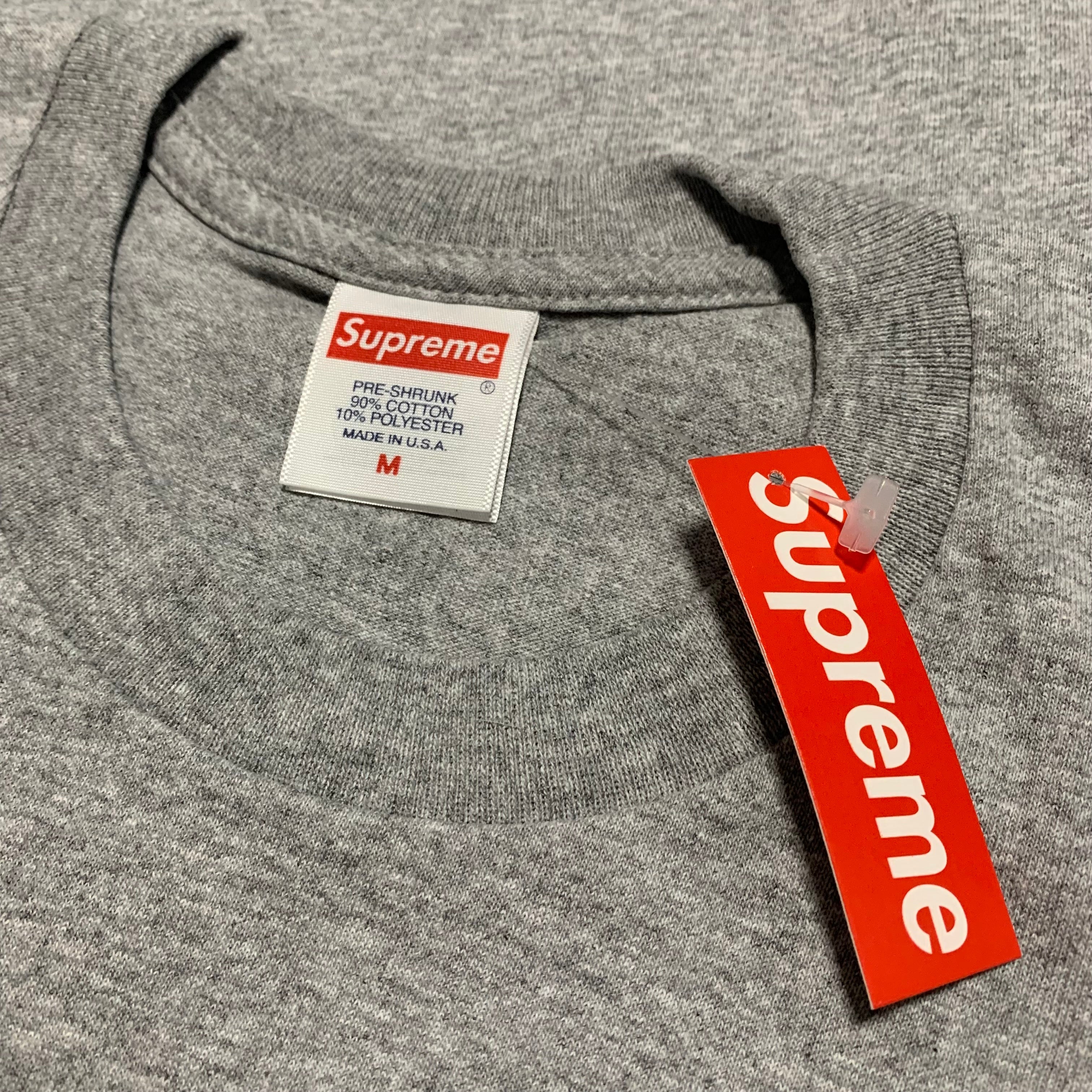 Supreme Medium Futura Box Logo Grey Tee 2024