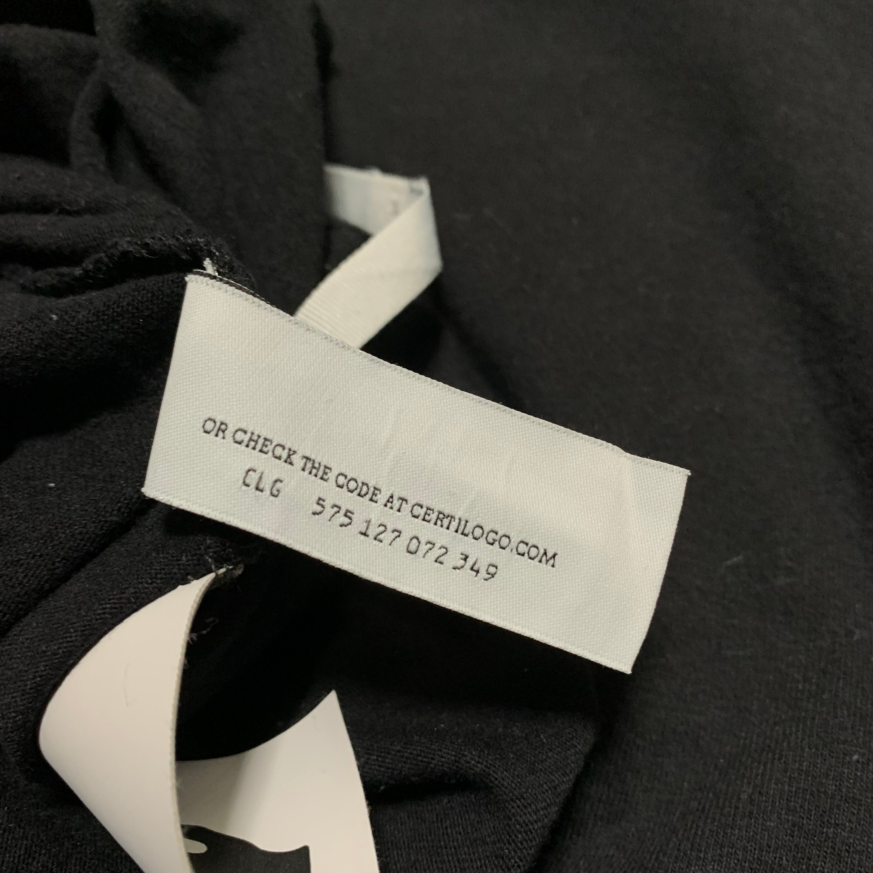 Off White Large Off Caravaggio Black Tee Virgil Abloh
